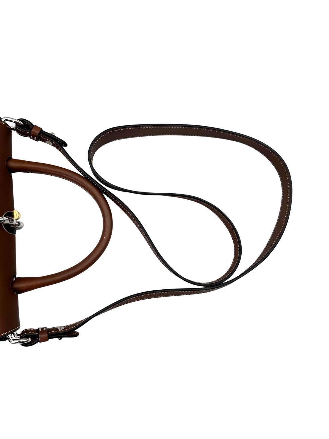 Louis Vuitton Chain It Brown Leather Handle Bag With Silver Hardware LV2269