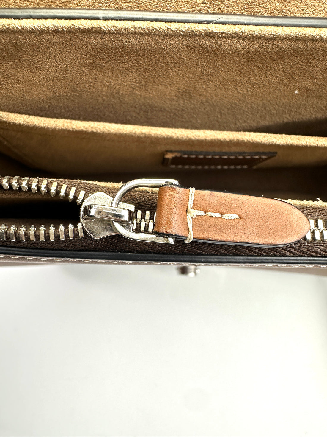 Louis Vuitton Chain It Brown Leather Handle Bag With Silver Hardware LV2269