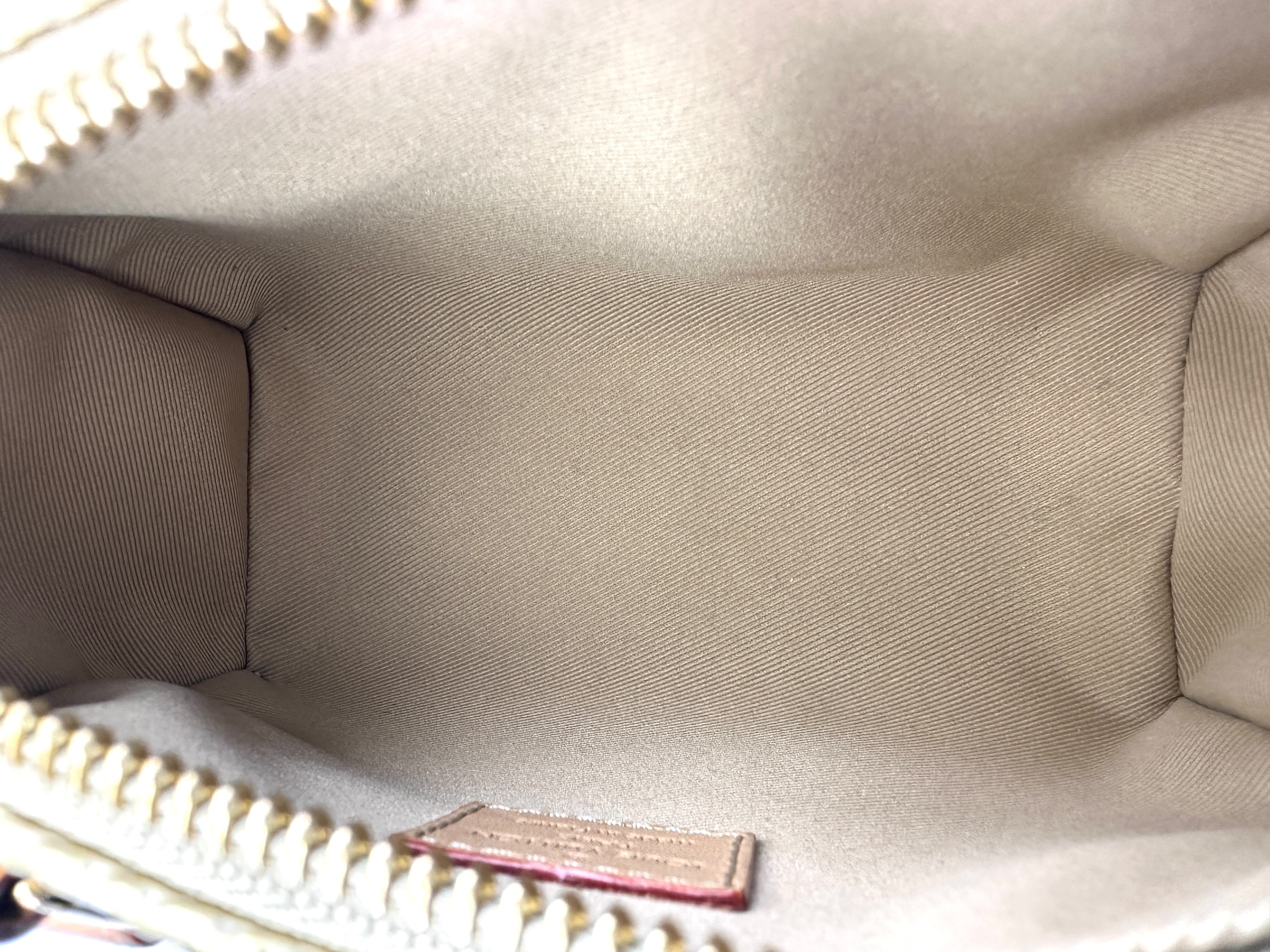 Louis Vuitton Nano Speedy MonoGlam Gold Metallic Monogram Jacquard Canvas Handle Bag LV2267