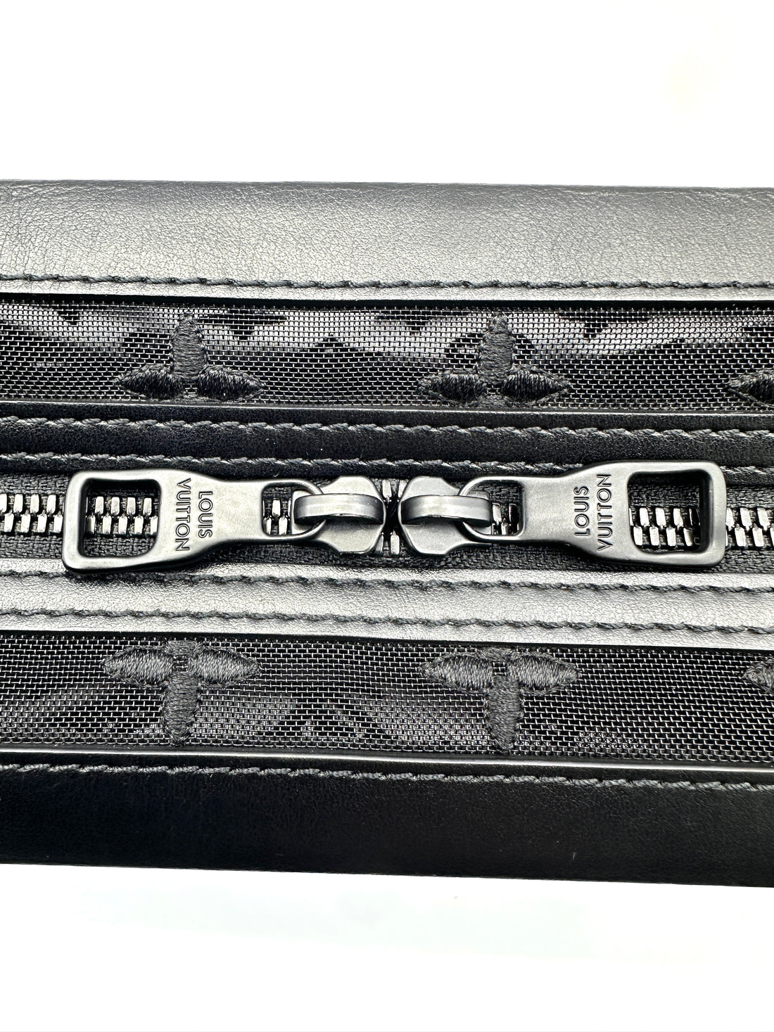Louis Vuitton Black Monogram Mesh Soft Trunk Bag LV2272