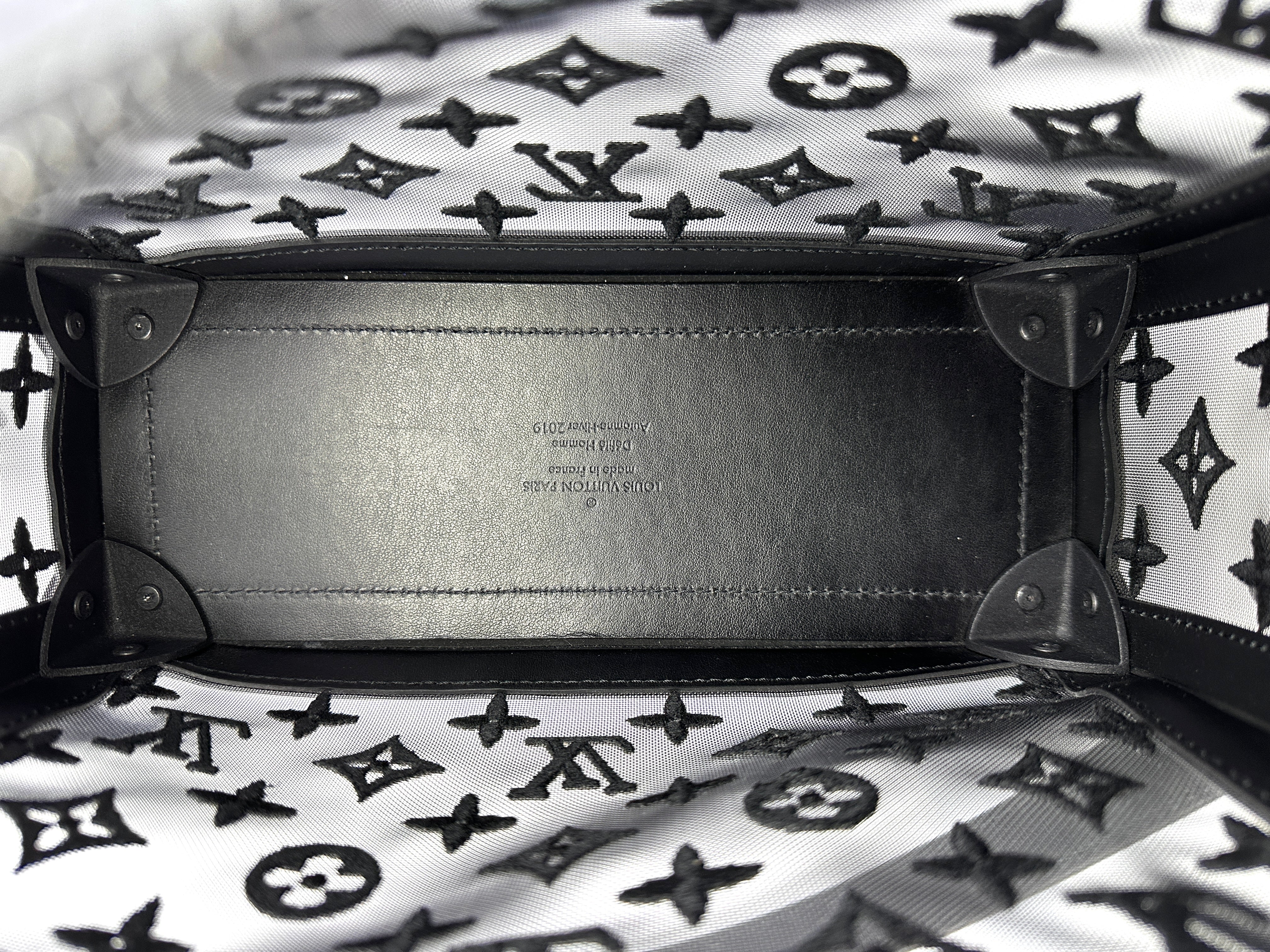 Louis Vuitton Black Monogram Mesh Soft Trunk Bag LV2272