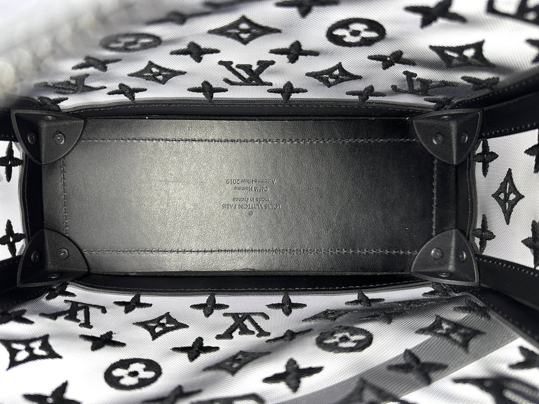 Louis Vuitton Black Monogram Mesh Soft Trunk Bag LV2272