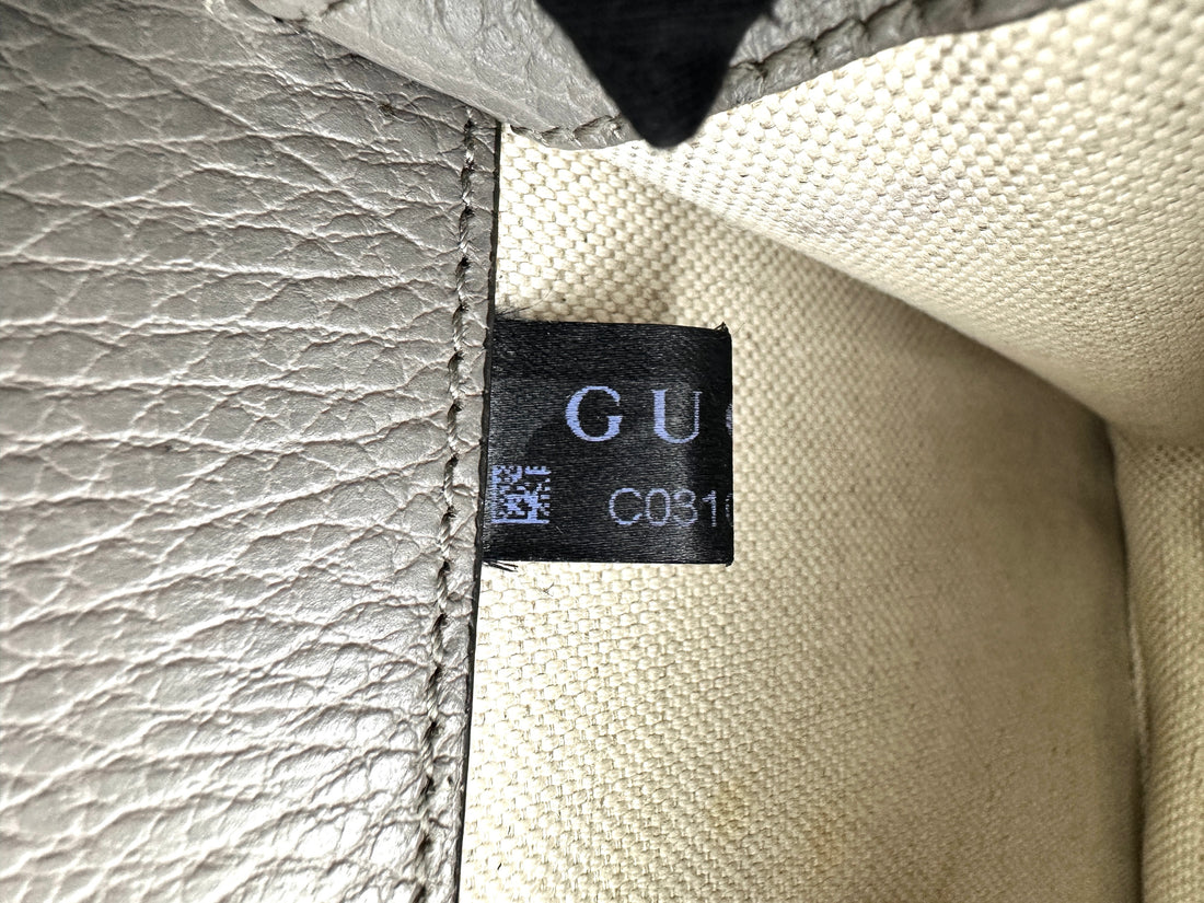 Gucci Dionysus Grey Textured Leather Small Size Shoulder Bag GG789