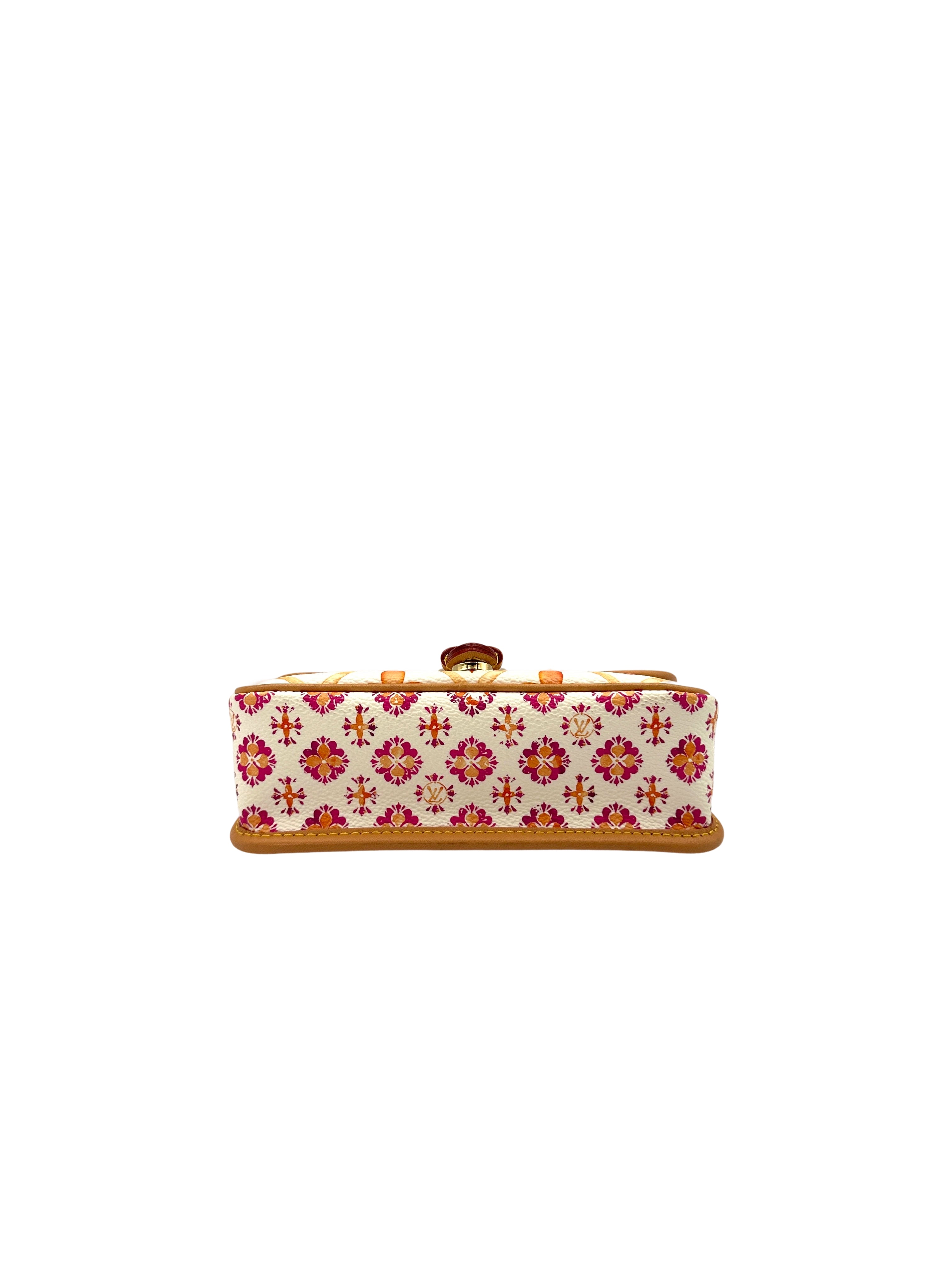 Louis Vuitton "By The Pool" Nano Diane Multicolor Monogram Tiles Canvas Shoulder Bag LV2271