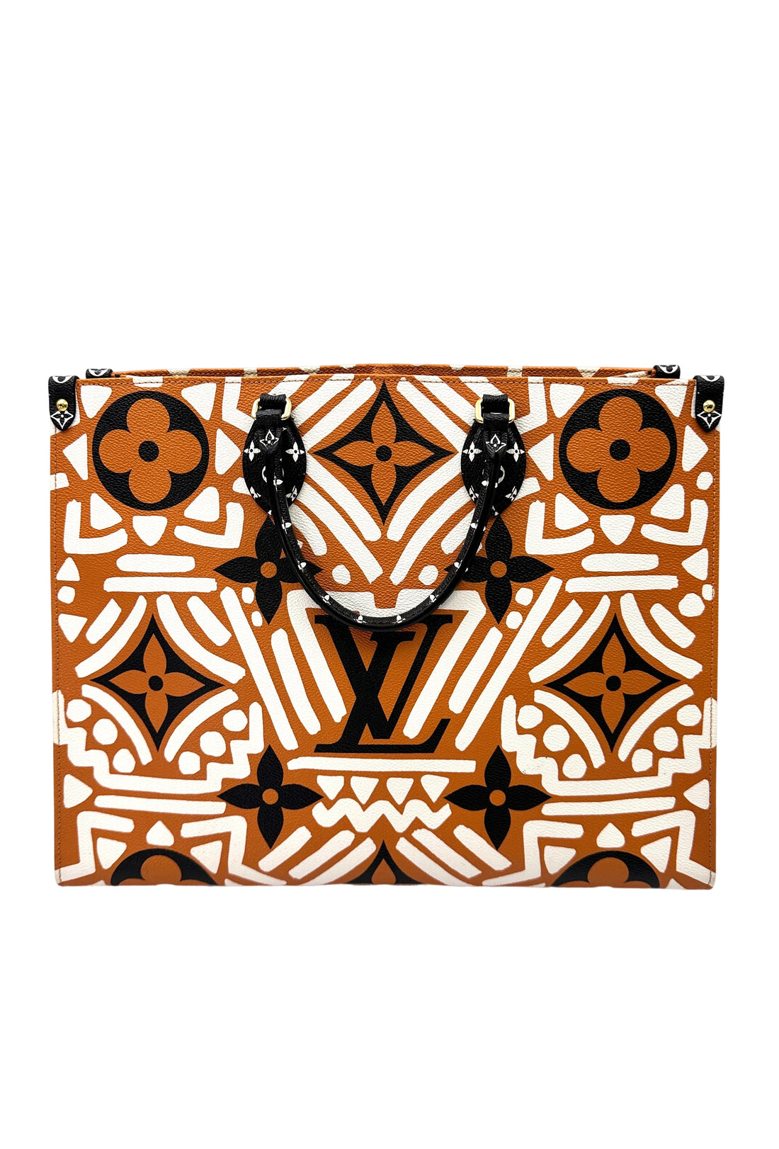 Louis Vuitton LV Crafty Neverfull Caramel/White Gaint Monogram Canvas Tote Bag LV2274