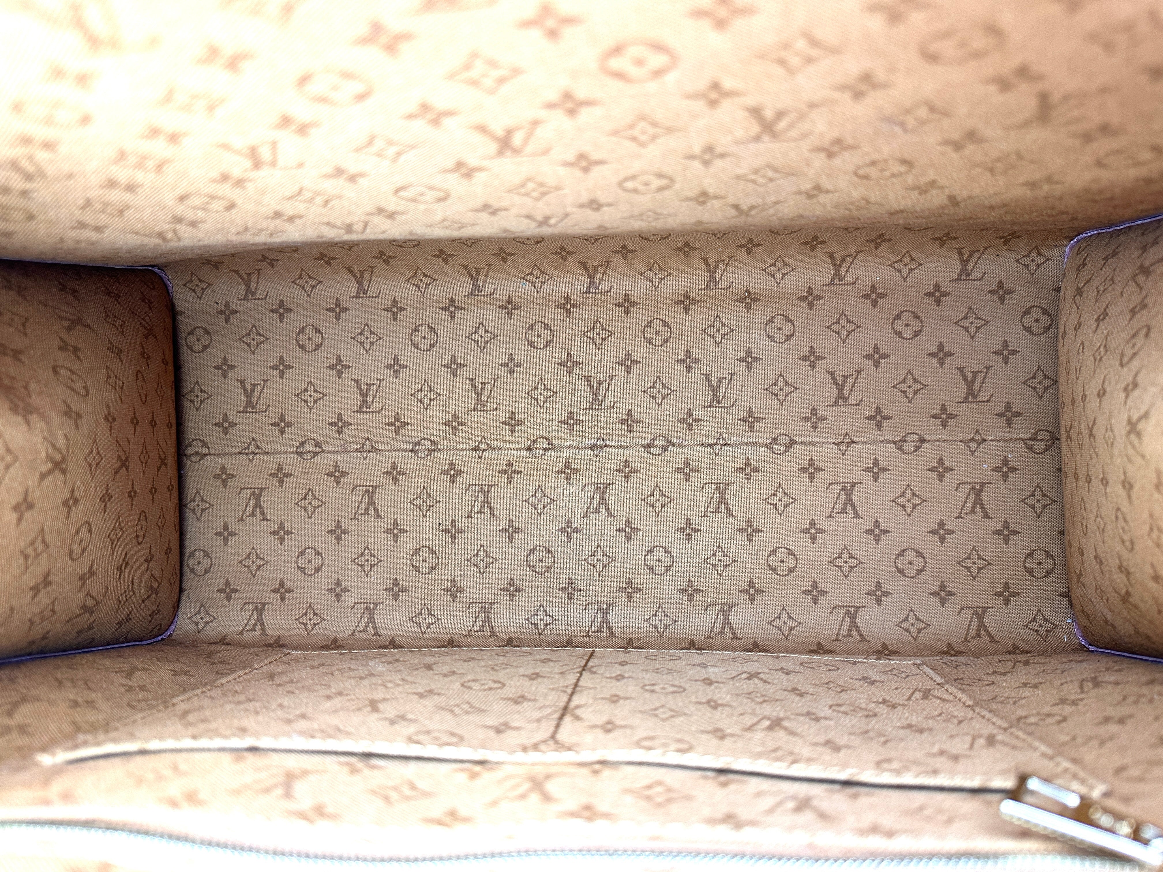Louis Vuitton LV Crafty Neverfull Caramel/White Gaint Monogram Canvas Tote Bag LV2274