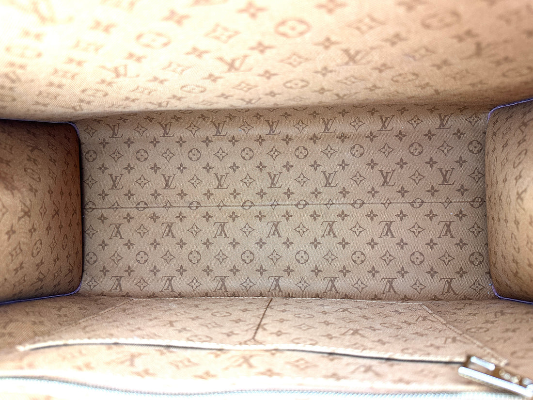 Louis Vuitton LV Crafty Neverfull Caramel/White Gaint Monogram Canvas Tote Bag LV2274