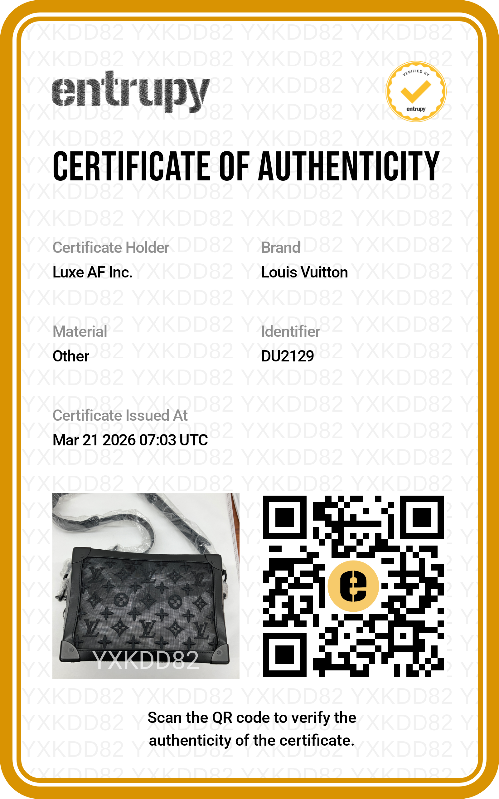 Louis Vuitton Black Monogram Mesh Soft Trunk Bag LV2272