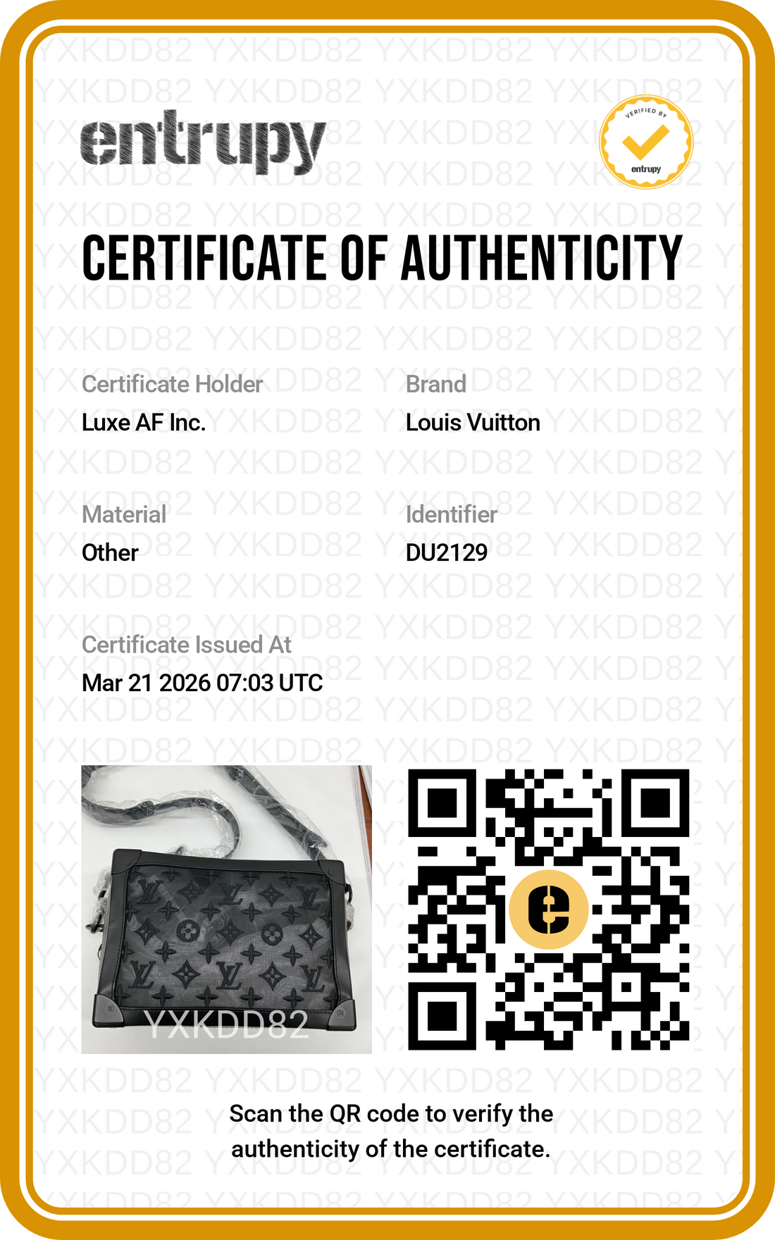 Louis Vuitton Black Monogram Mesh Soft Trunk Bag LV2272