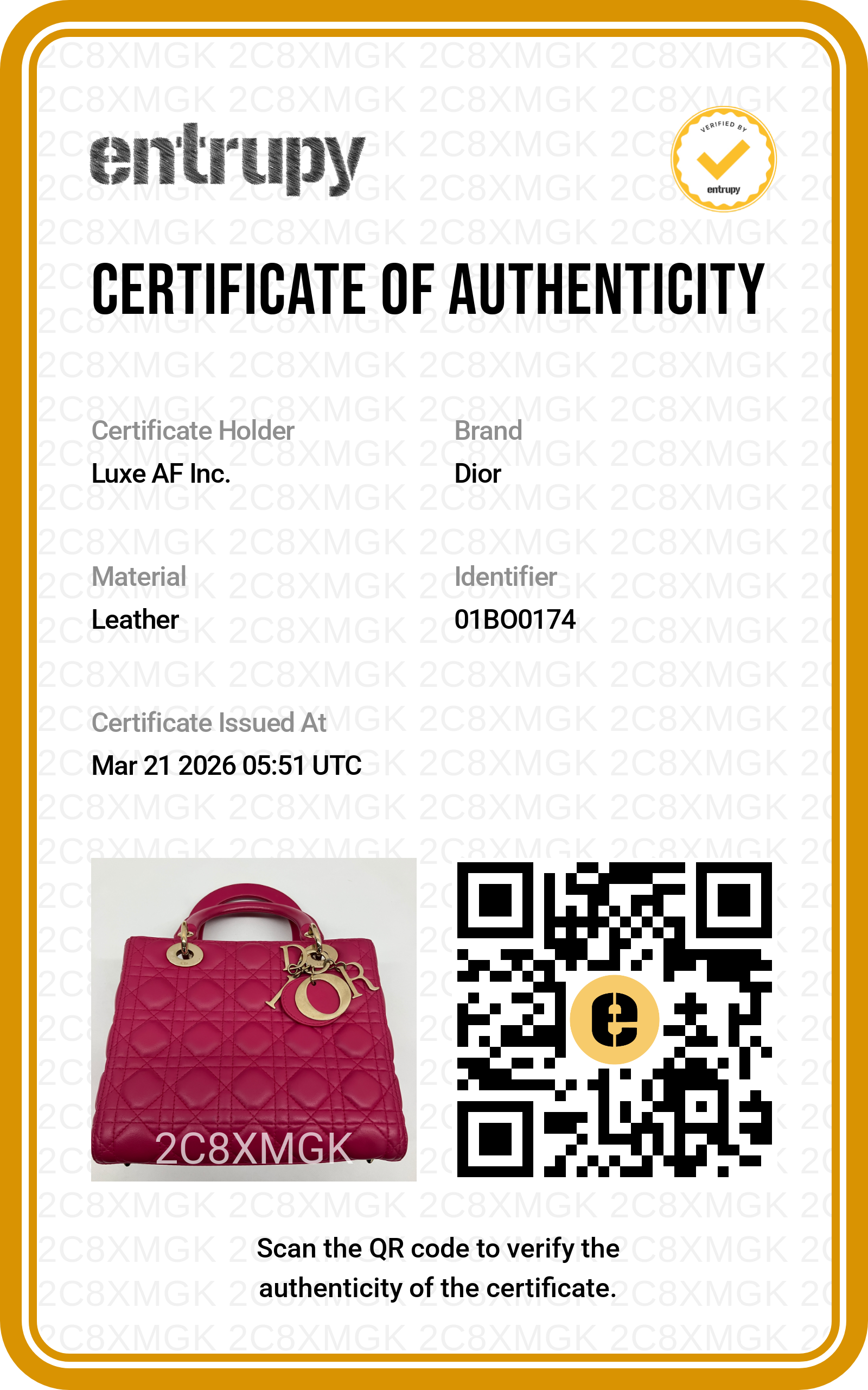Christian Dior Lady Dior Red Cannage Leather Handle Bag With Gold Charms DR593