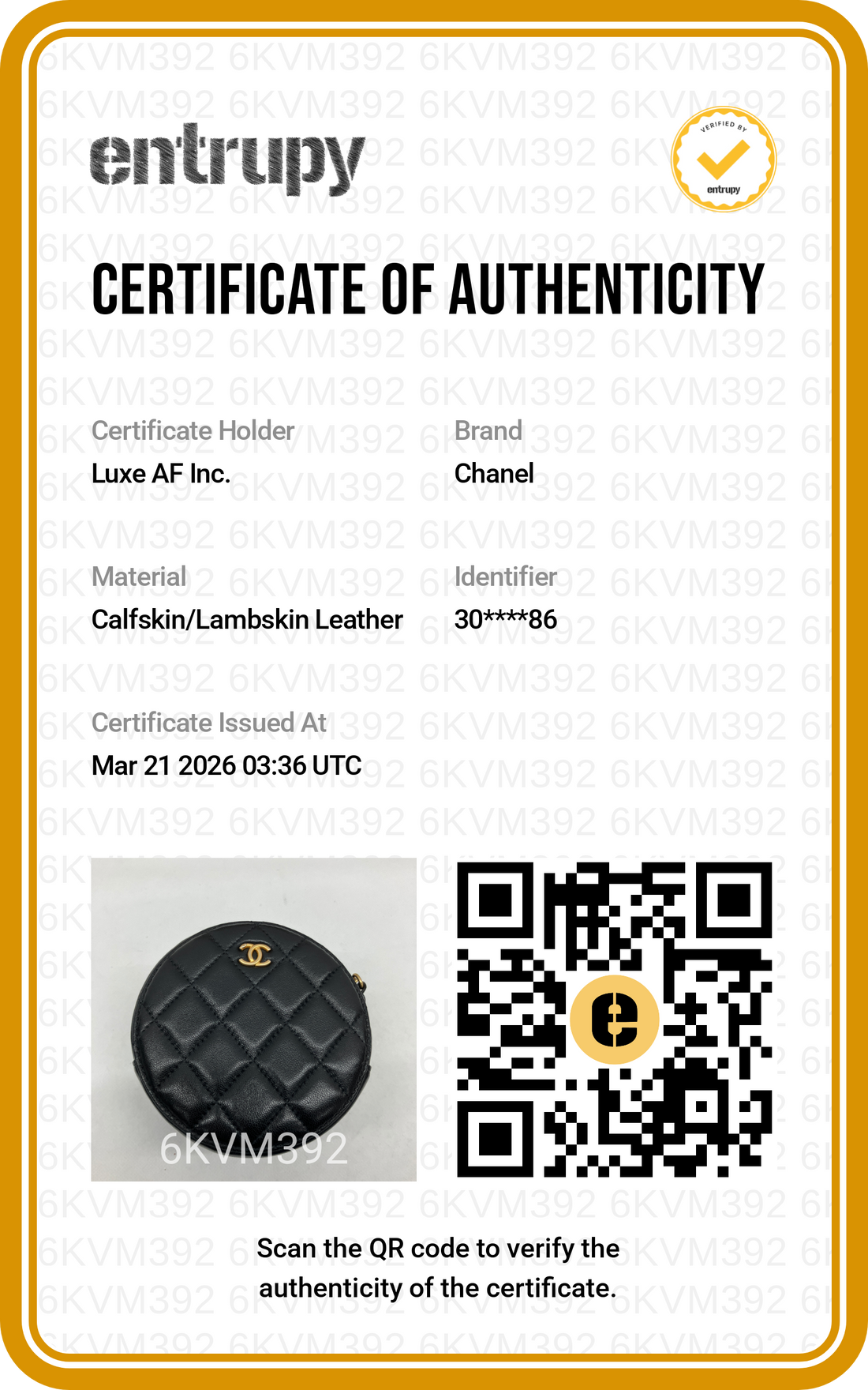 Chanel Black Quilted Lambskin Round Clutch With Gold Hardware(30***86) CC1608