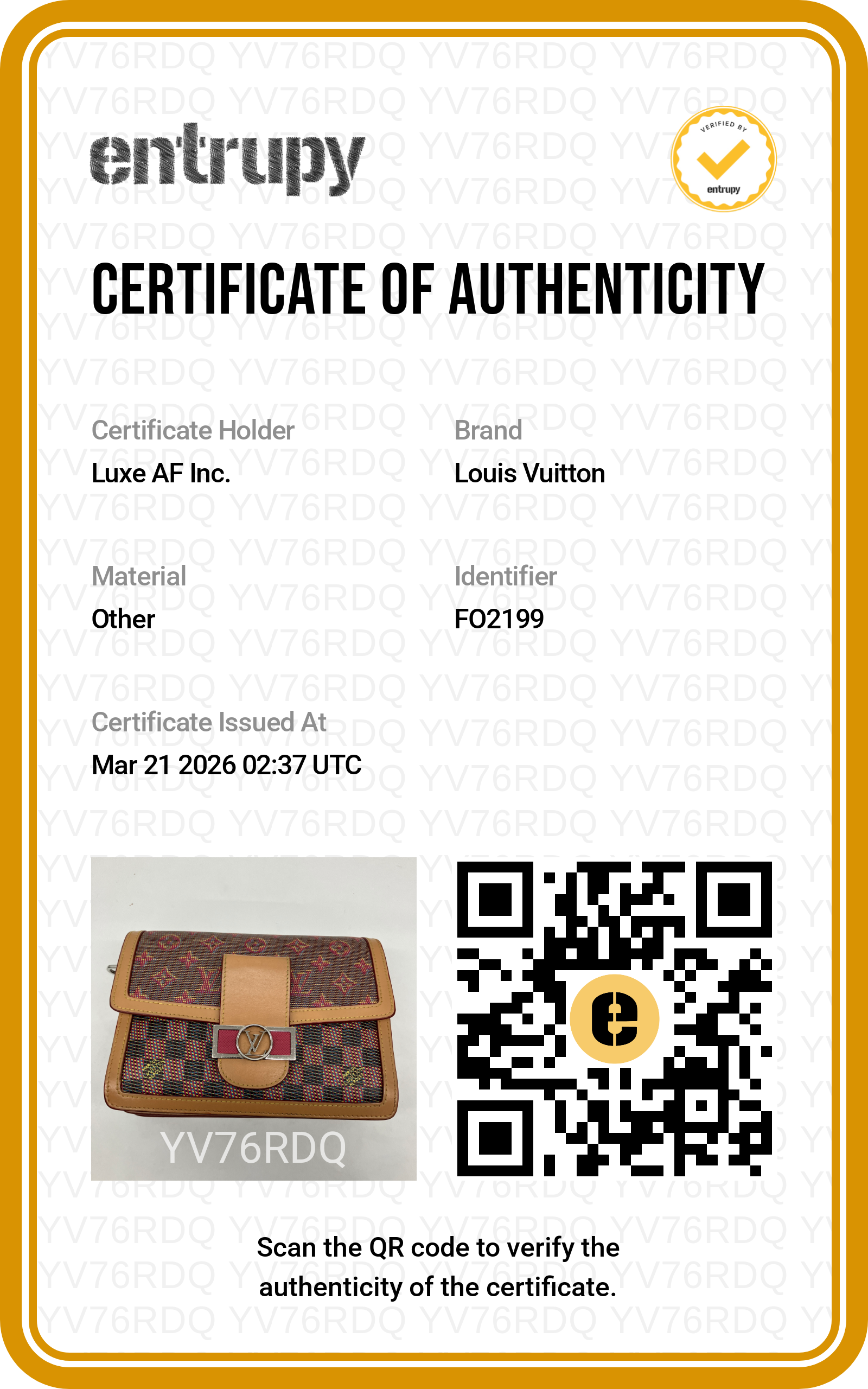 Louis Vuitton Dauphine MM LV Pop Monogram Damier Canvas Shoulder Bag IRIS95