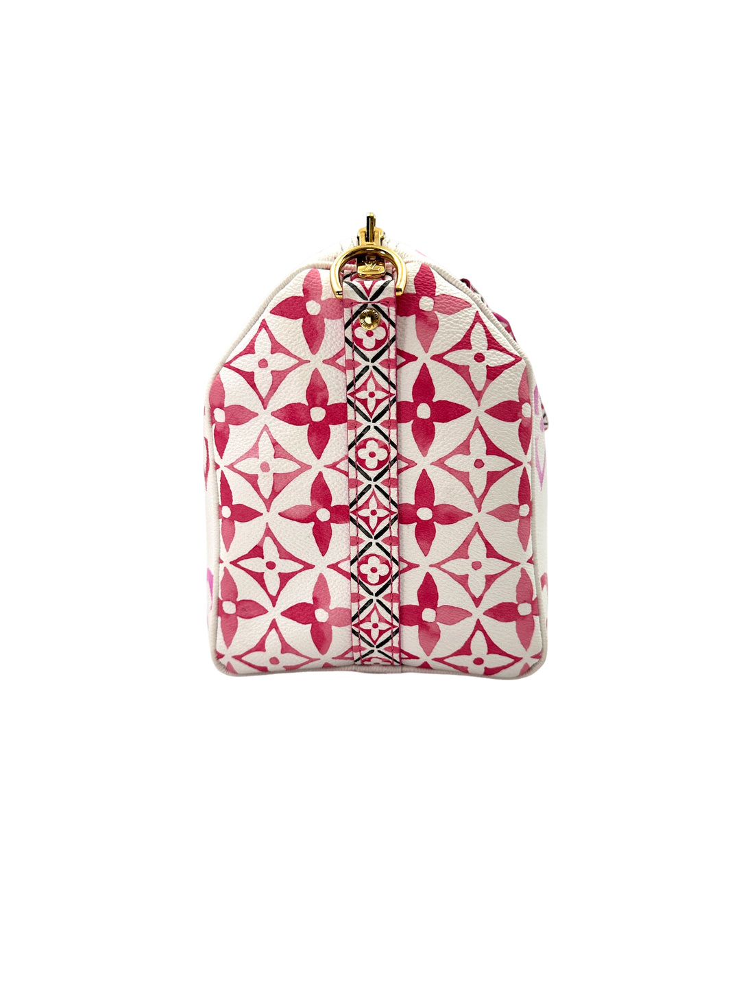 Louis Vuitton "By The Pool" Speedy Pink/White Monogram Giant Handle Bag LV2278