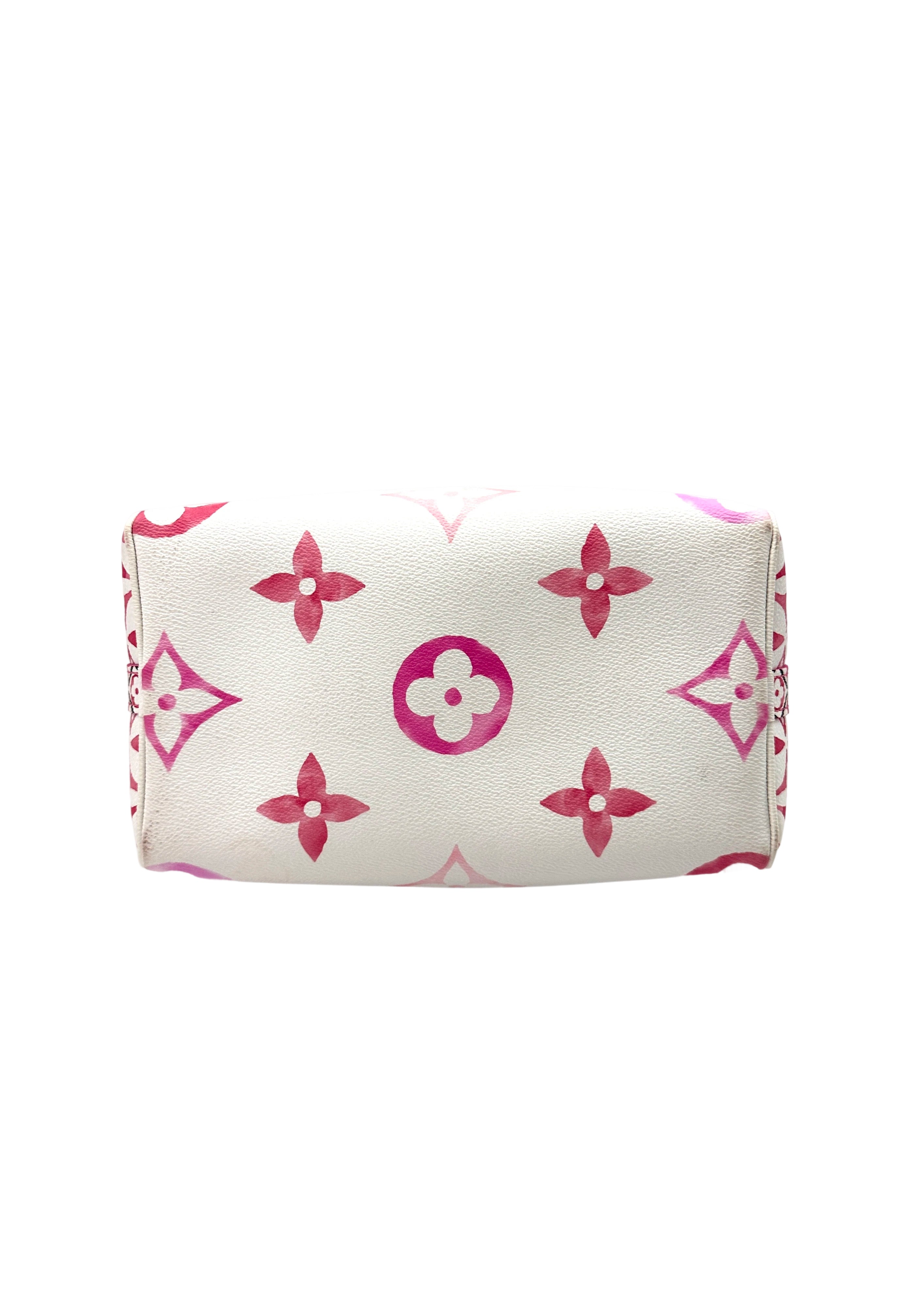 Louis Vuitton "By The Pool" Speedy Pink/White Monogram Giant Handle Bag LV2278