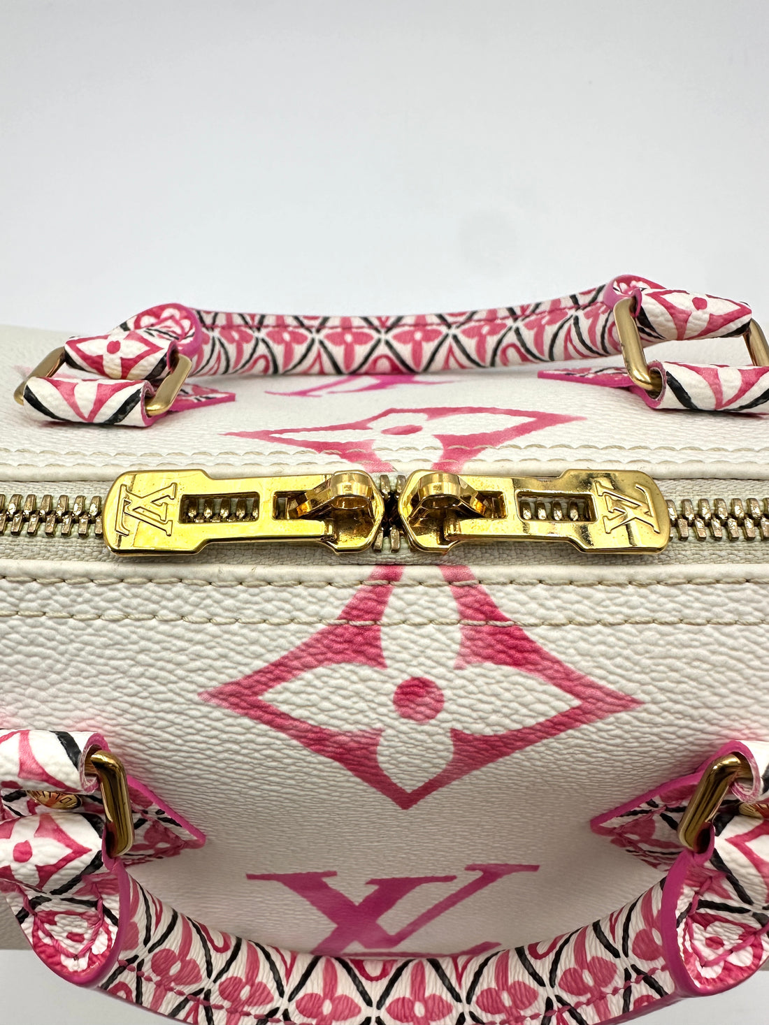 Louis Vuitton "By The Pool" Speedy Pink/White Monogram Giant Handle Bag LV2278