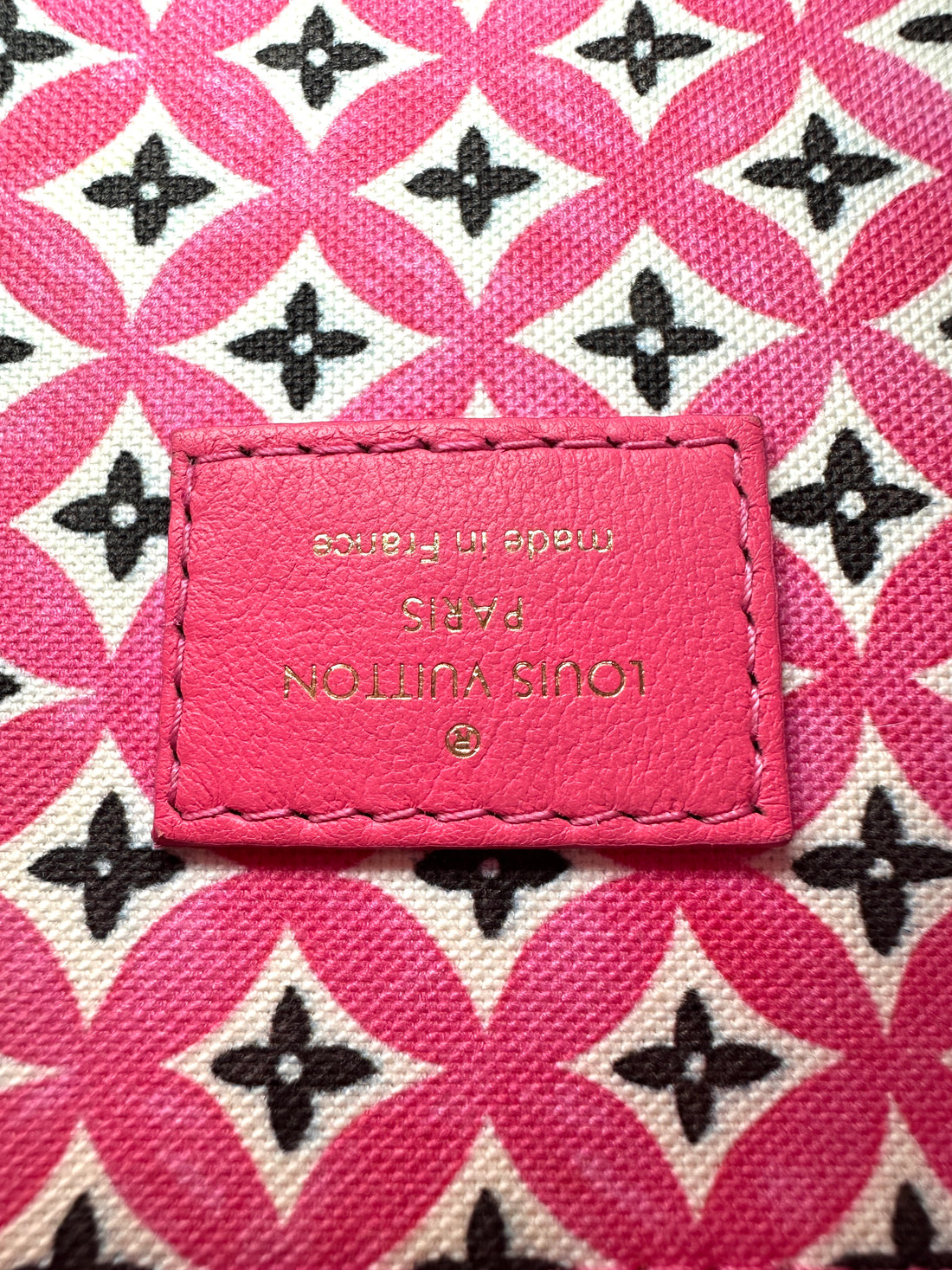 Louis Vuitton "By The Pool" Speedy Pink/White Monogram Giant Handle Bag LV2278