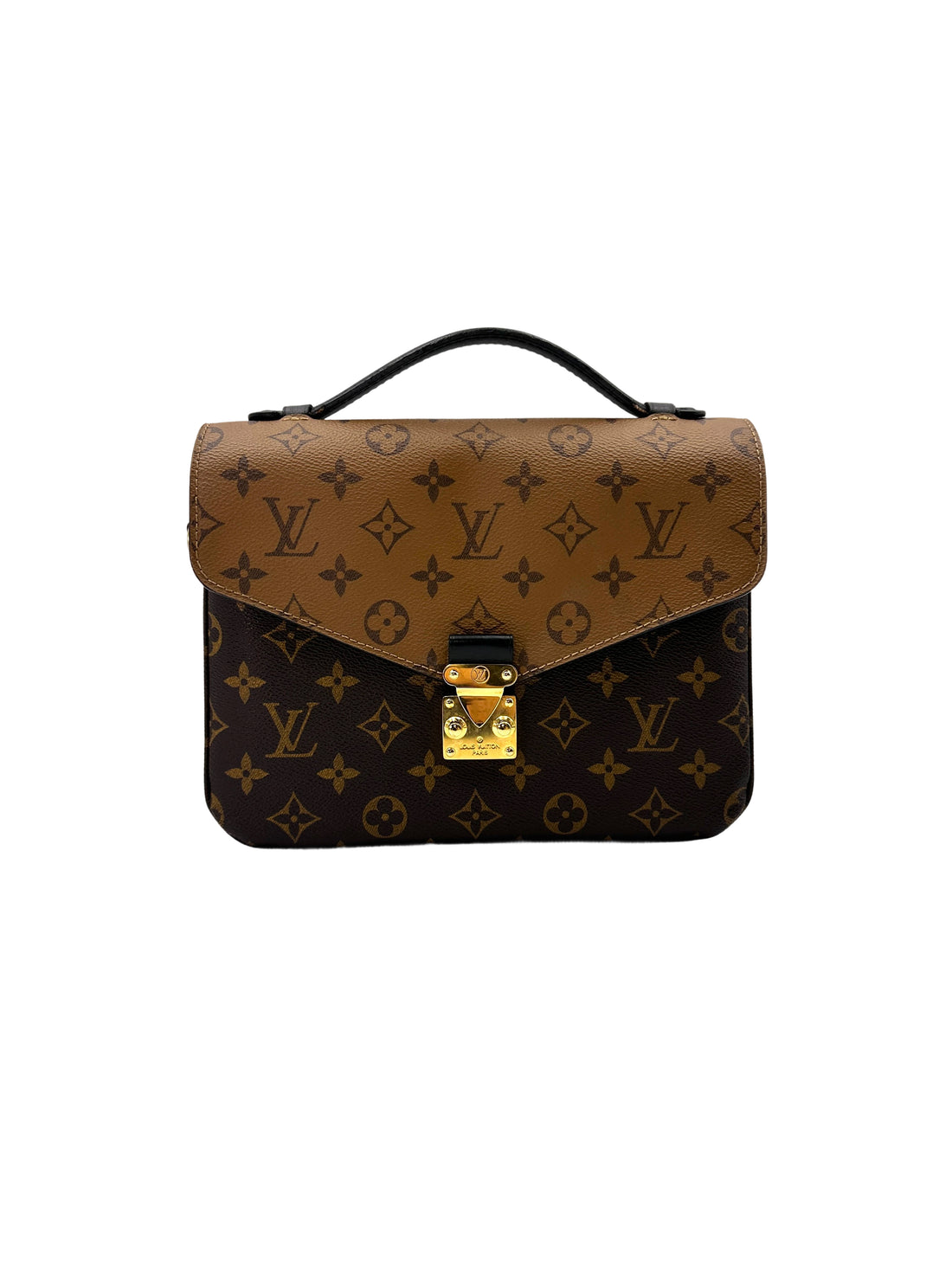 Louis Vuitton Brown Monogram Reverse Canvas Pochette Metis LV2284
