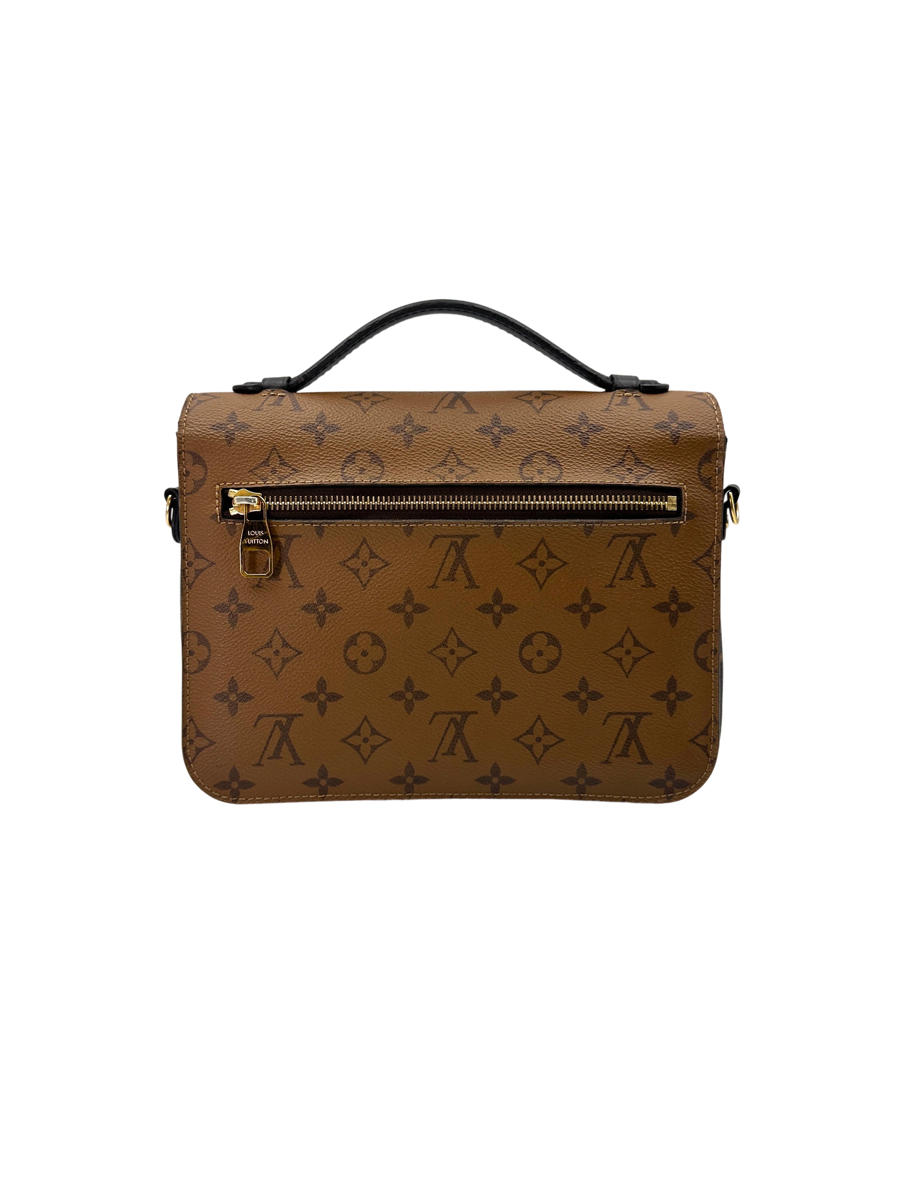 Louis Vuitton Brown Monogram Reverse Canvas Pochette Metis LV2284