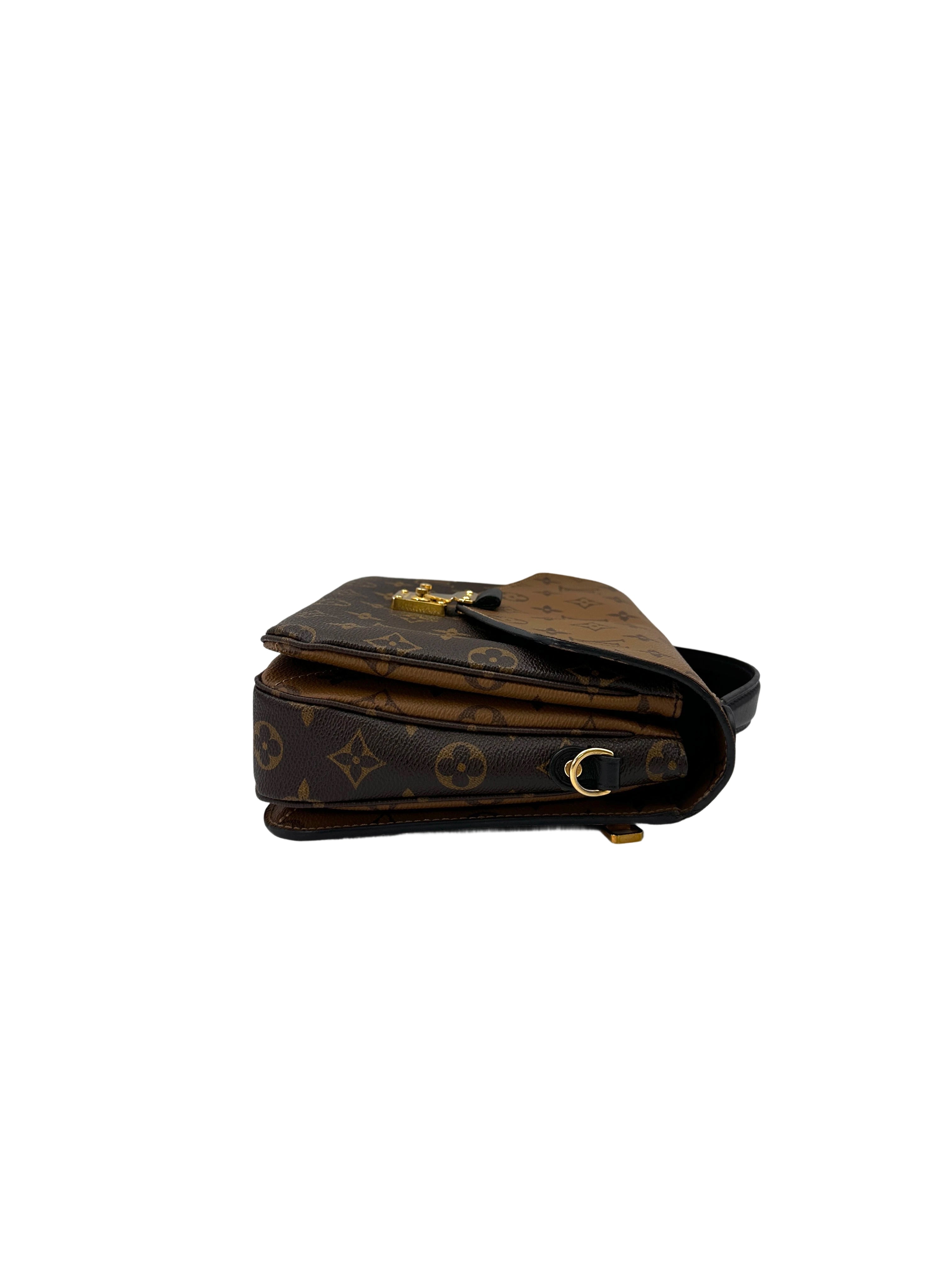 Louis Vuitton Brown Monogram Reverse Canvas Pochette Metis LV2284
