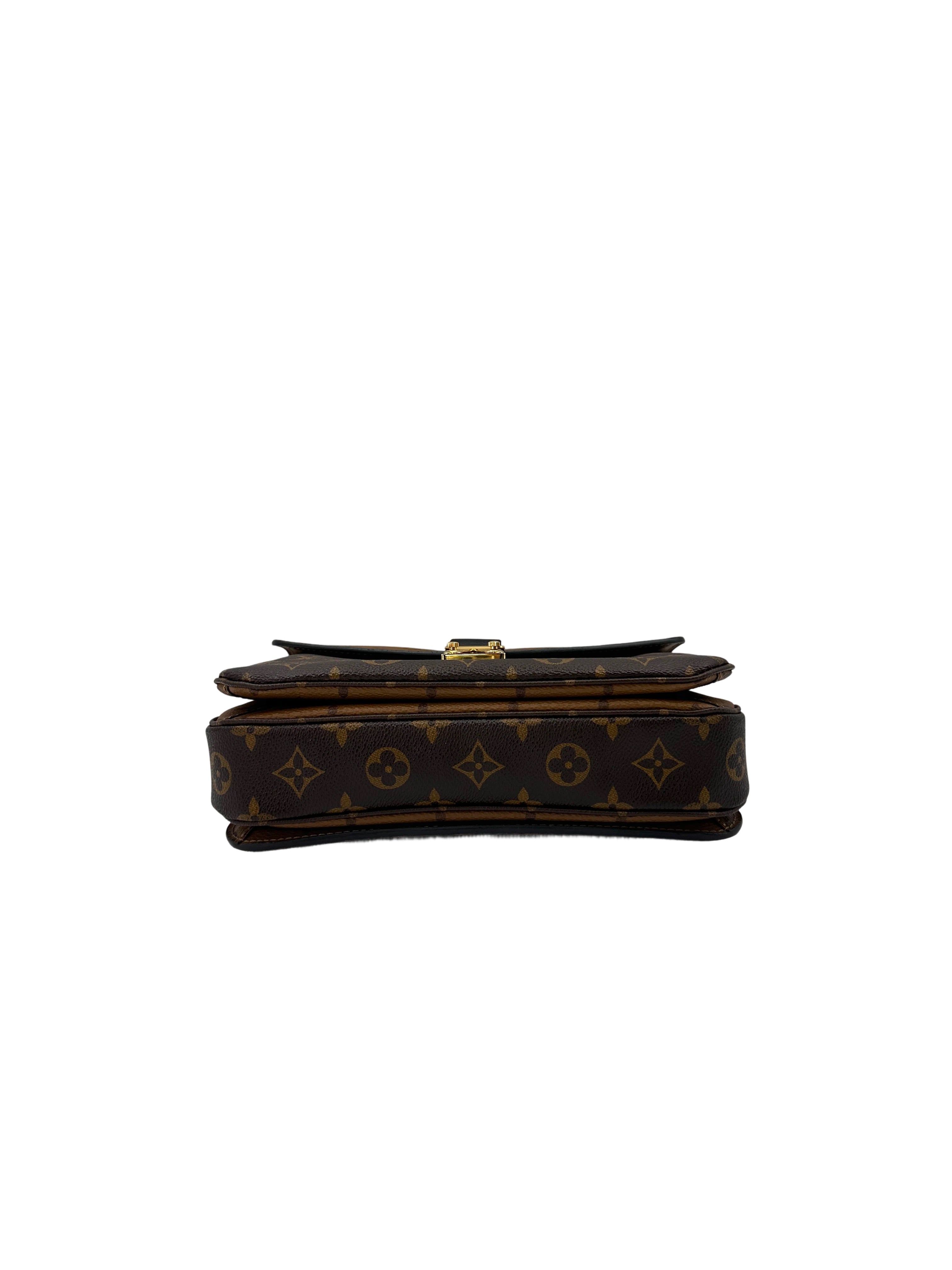 Louis Vuitton Brown Monogram Reverse Canvas Pochette Metis LV2284