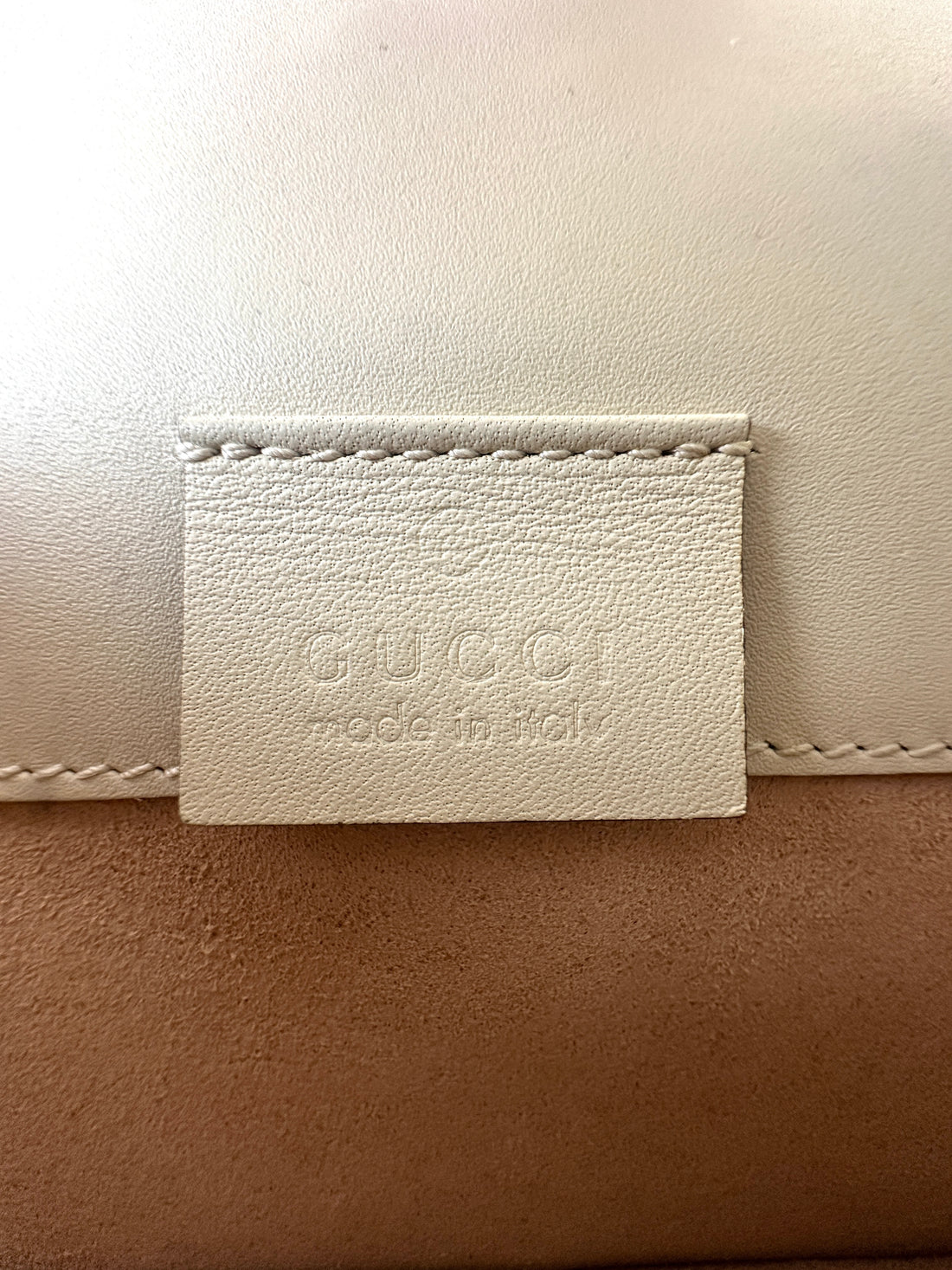 Gucci Sylvie White Leather Mini Shoulder Bag GG794