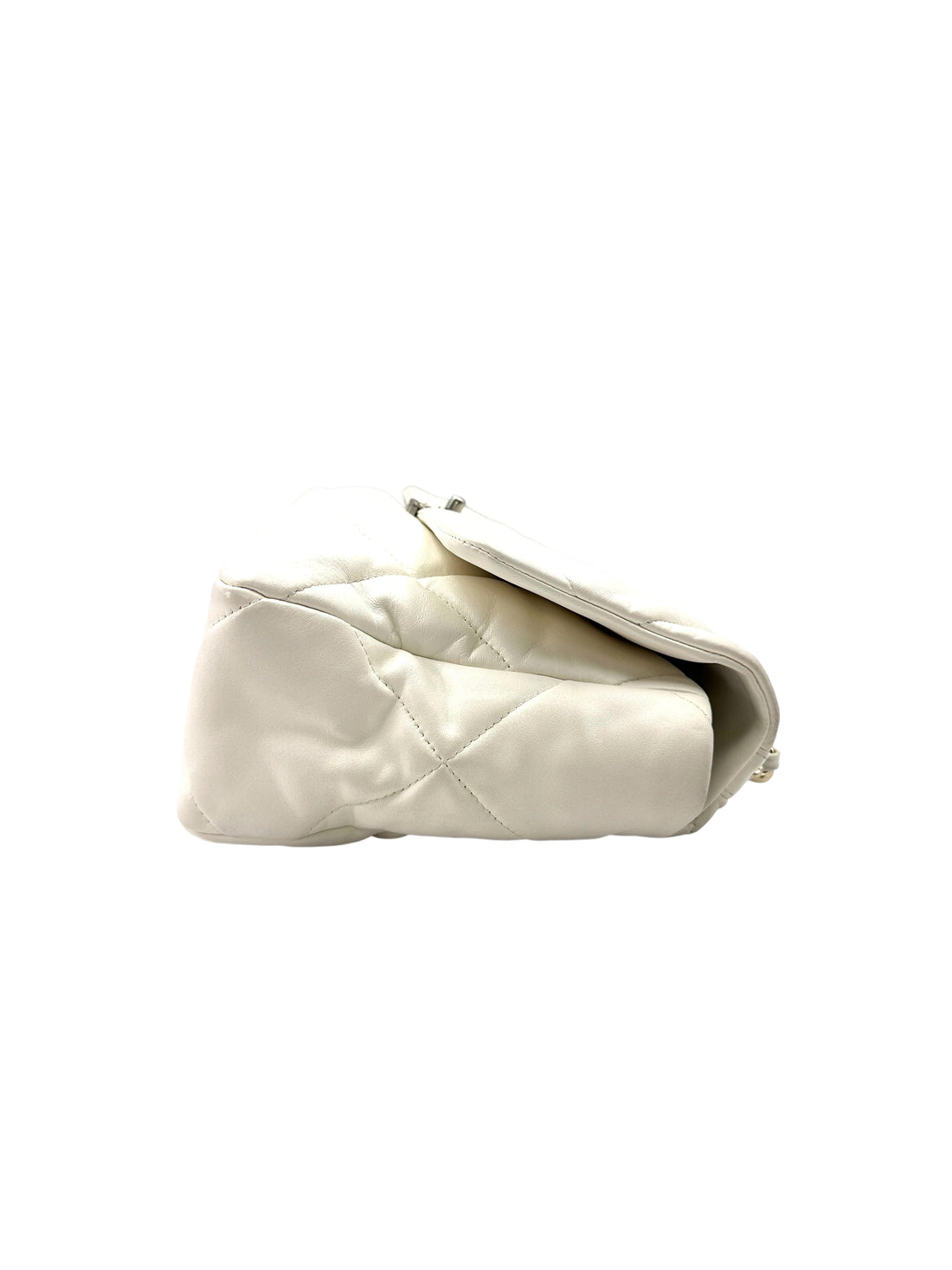 Chanel 19 White Quilted Leather Chain Shoulder Bag(U0***UA) CC1620