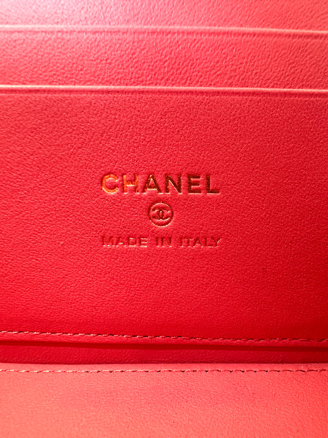Chanel Pink Quilted Lambskin Vanity Case With Gold Hardware CC1617