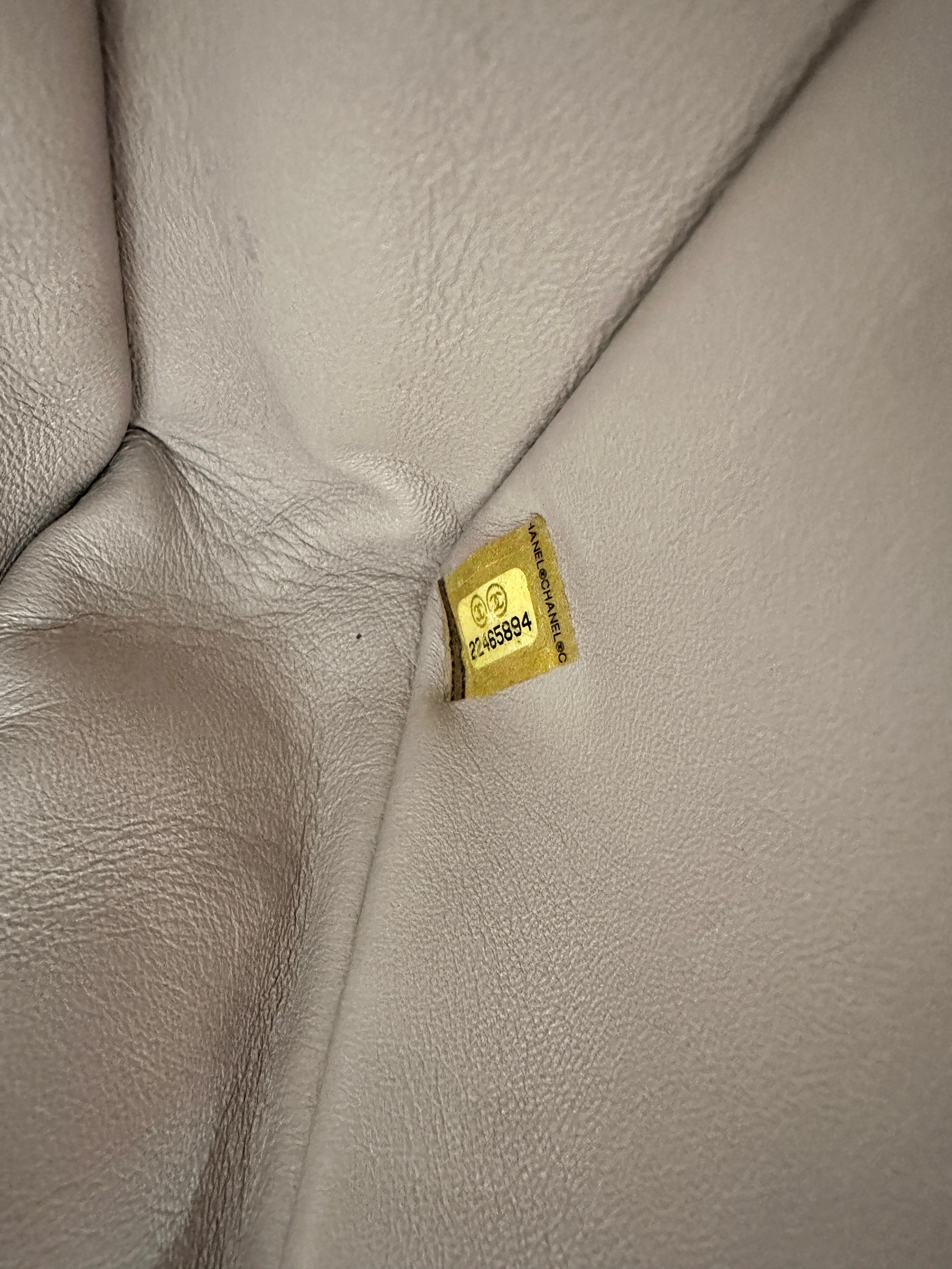 Chanel 2.55 Chocolate Bar Beige Quilted Leather Flap Bag(22***94) IRIS090