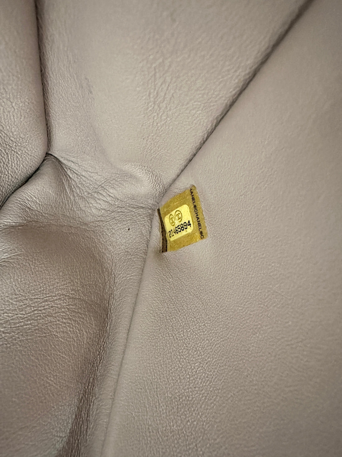 Chanel 2.55 Chocolate Bar Beige Quilted Leather Flap Bag(22***94) IRIS090