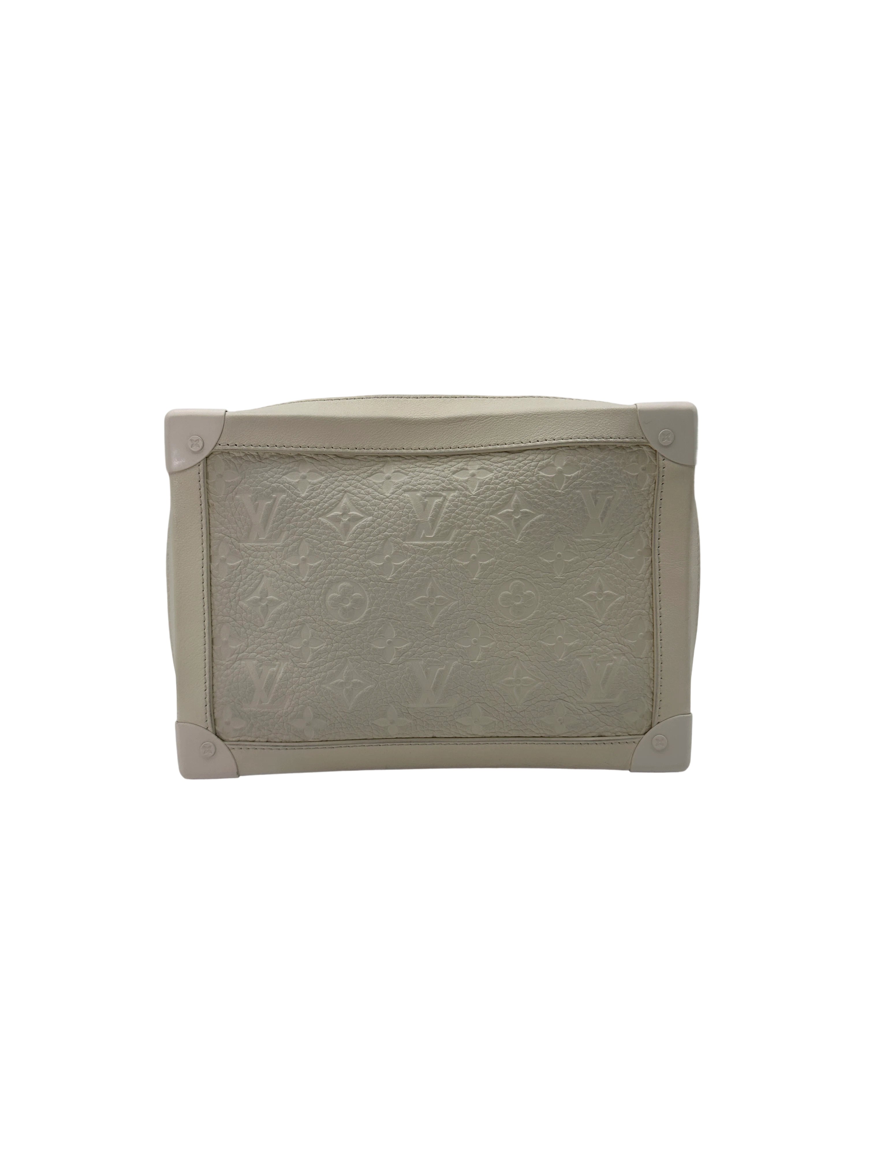 Louis Vuitton White Monogram Empreinte Soft Trunk Bag LV2289