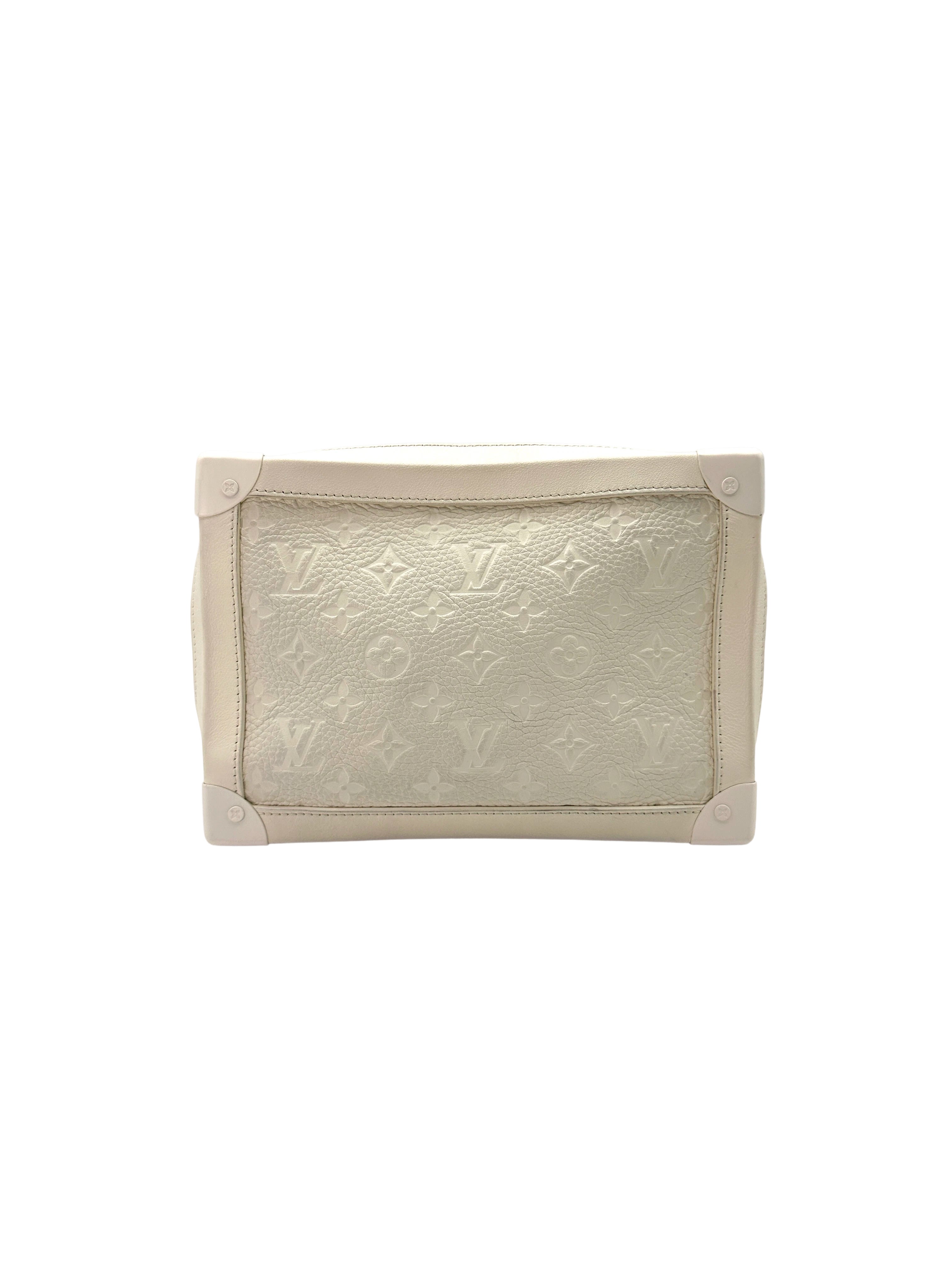 Louis Vuitton White Monogram Empreinte Soft Trunk Bag LV2289