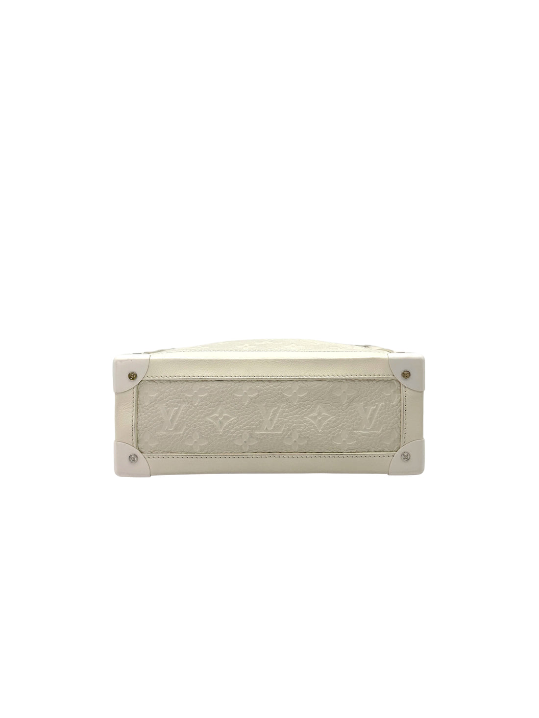 Louis Vuitton White Monogram Empreinte Soft Trunk Bag LV2289