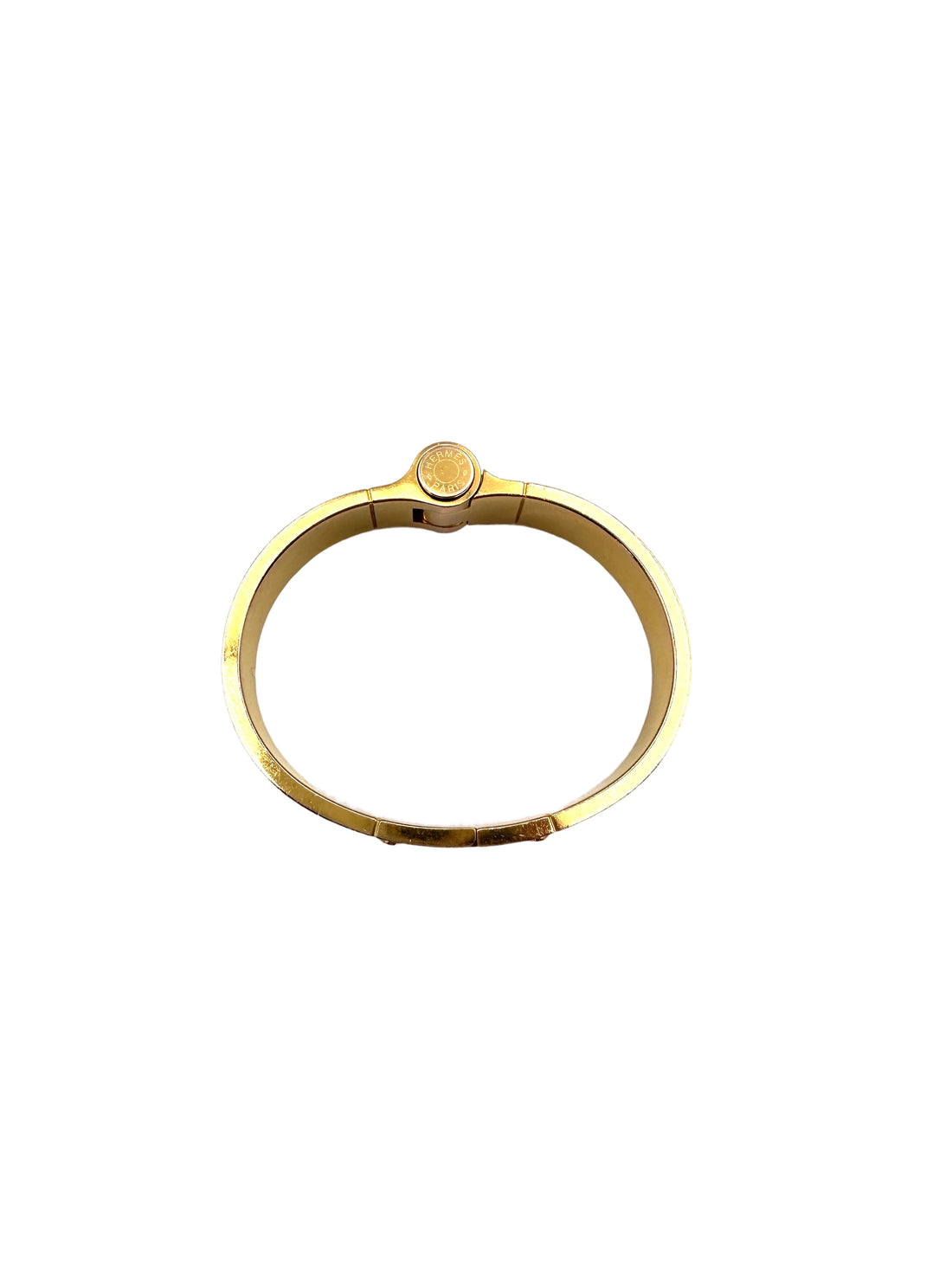 Hermes Savana Dance Charniere Hinged Enamel Bracelet IRIS103