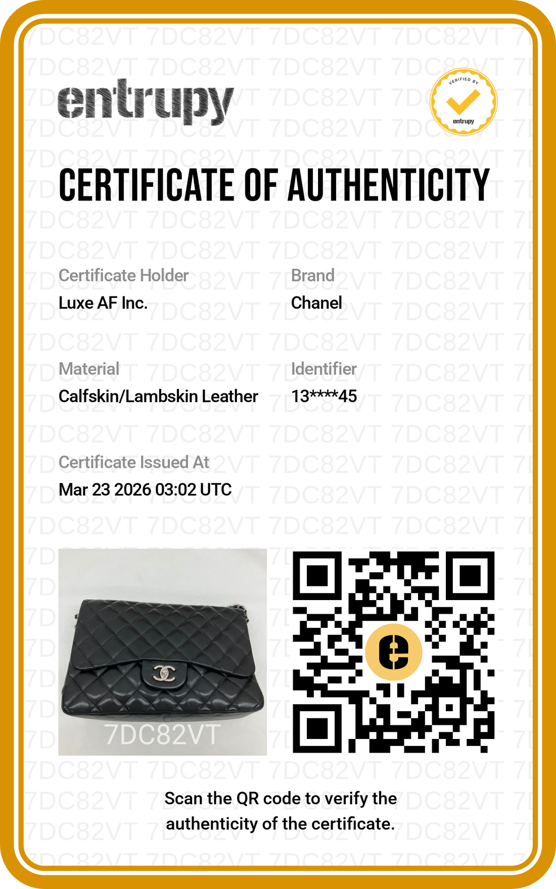 Chanel Classic Flap Black Quilted Lambskin Jumbo Shoulder Bag With Silver Buckle(13***45) CC1627