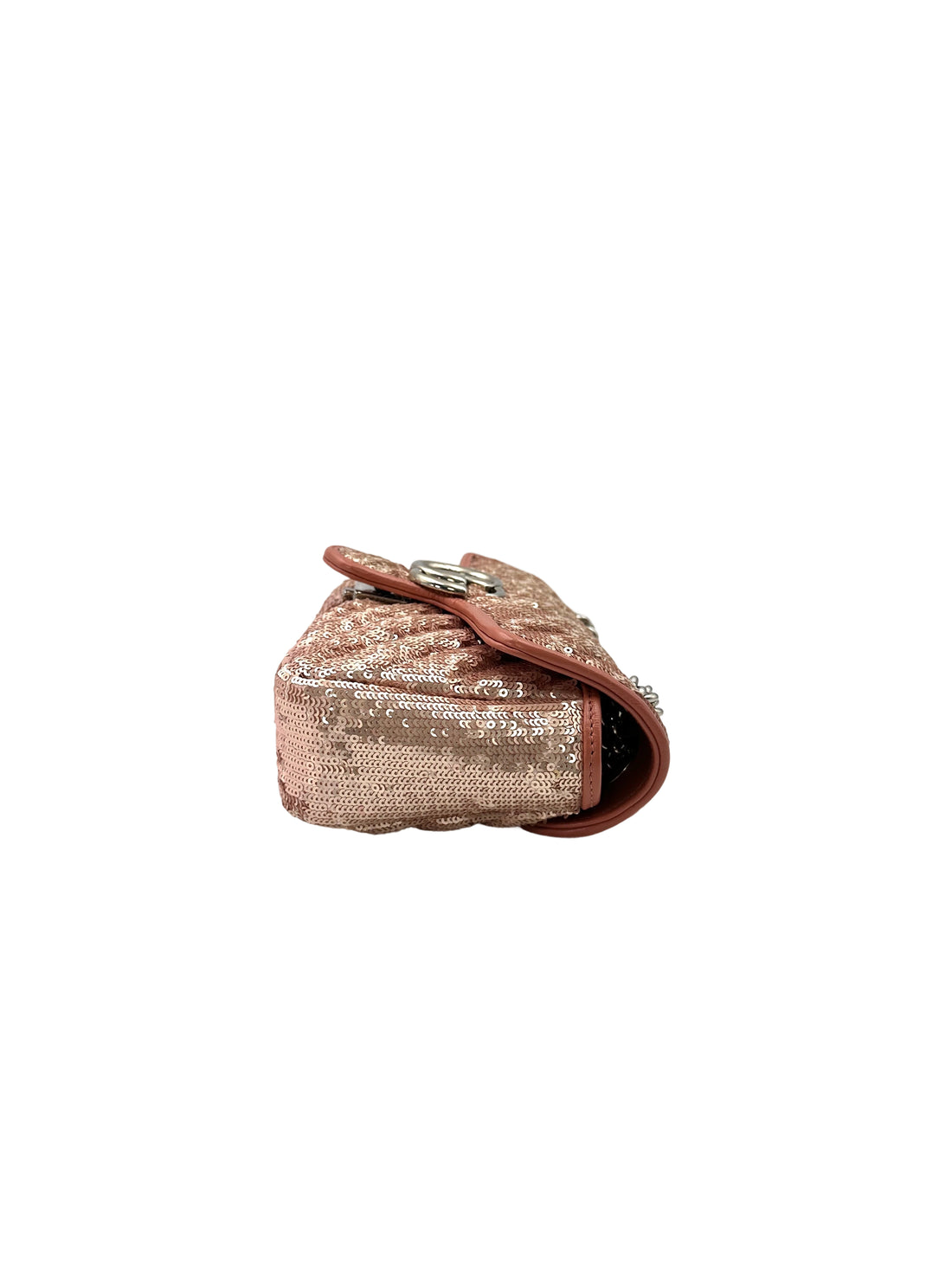 Gucci GG Marmont Pink/Silver Sequin Flap Bag GG800