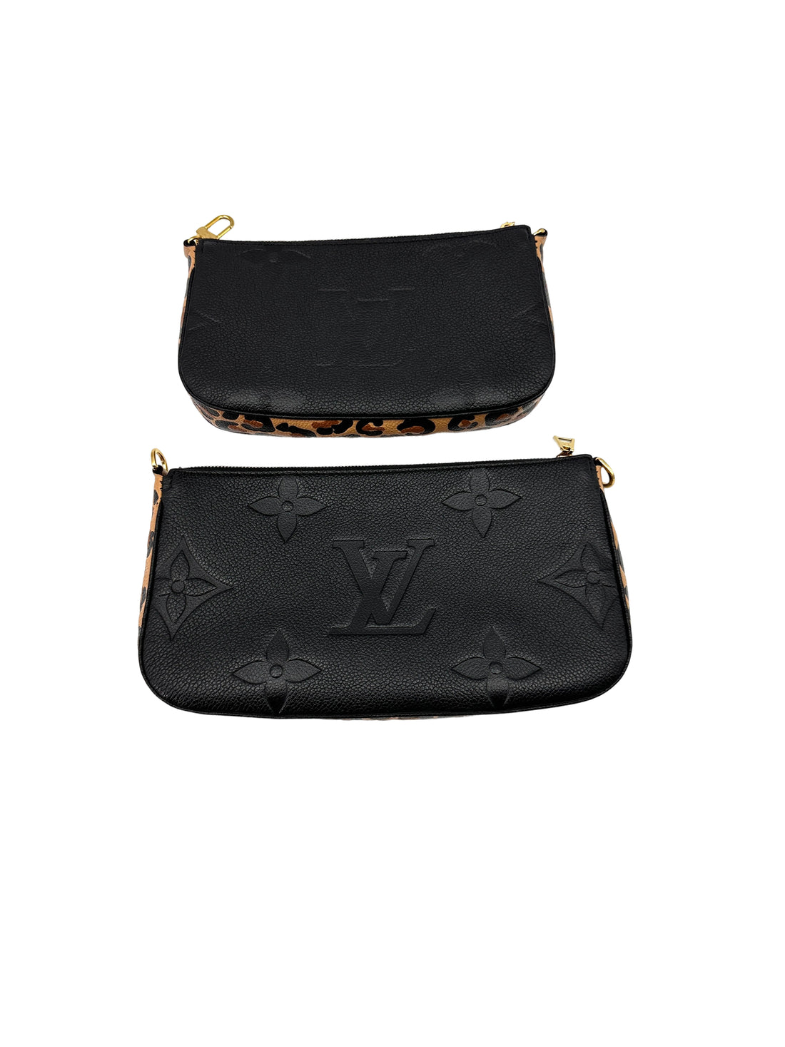 Louis Vuitton Black Monogram Empreinte Leather Multi Pochette Accessories LV2291