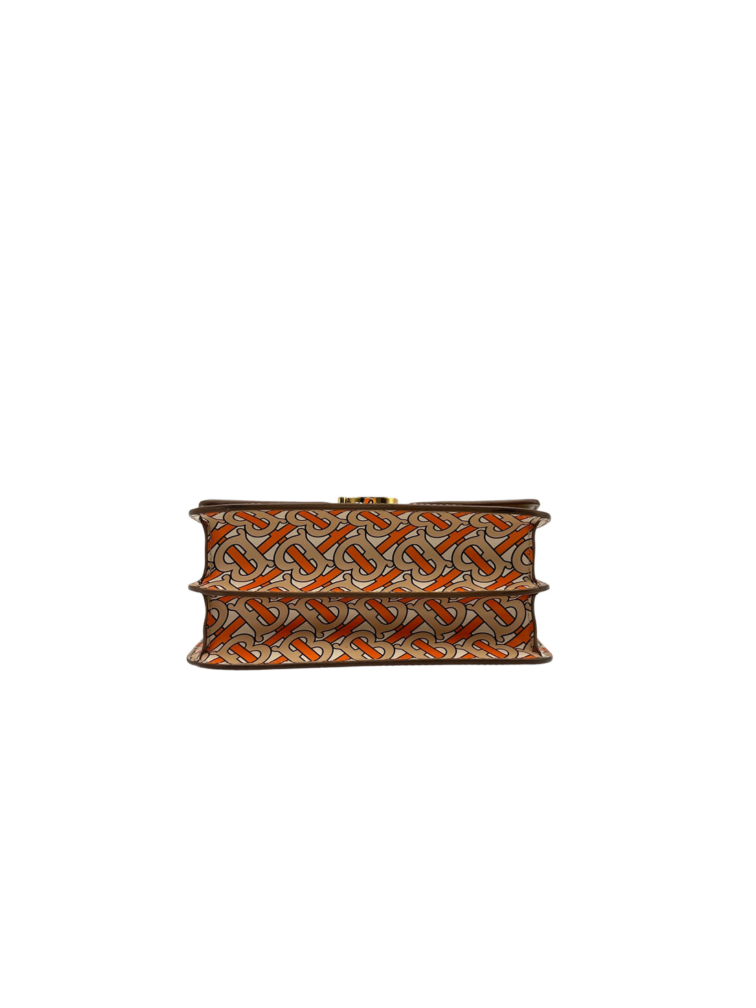 Burberry TB Monogram Print Leather Shoulder Bag BR44