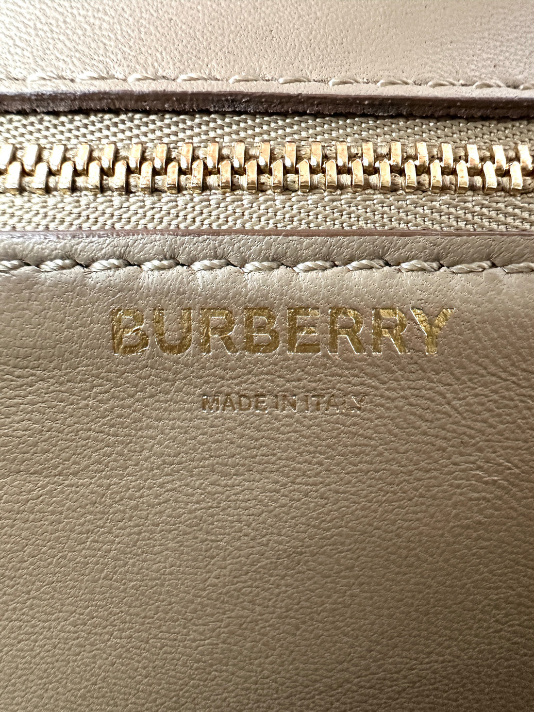 Burberry TB Monogram Print Leather Shoulder Bag BR44