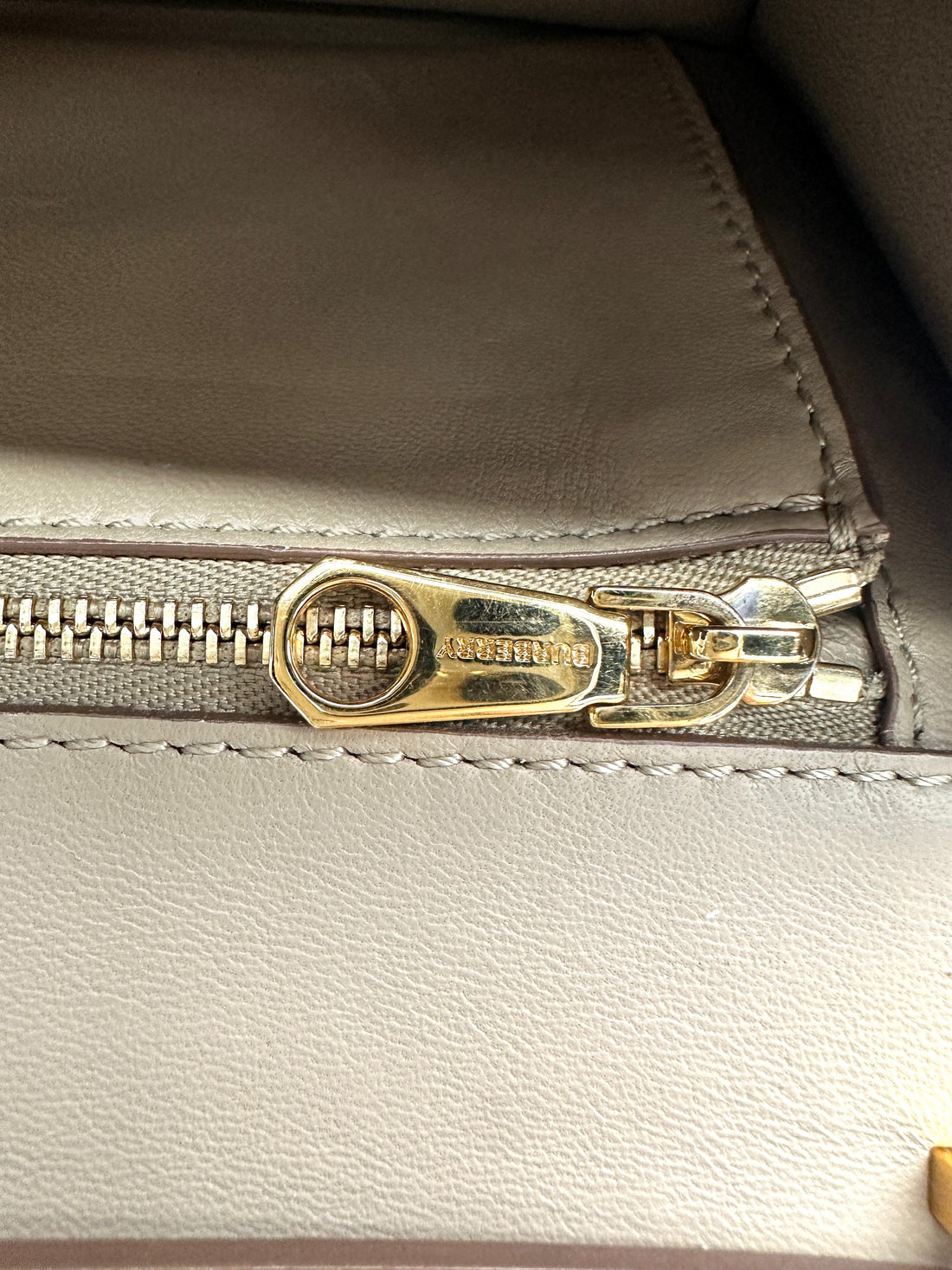 Burberry TB Monogram Print Leather Shoulder Bag BR44
