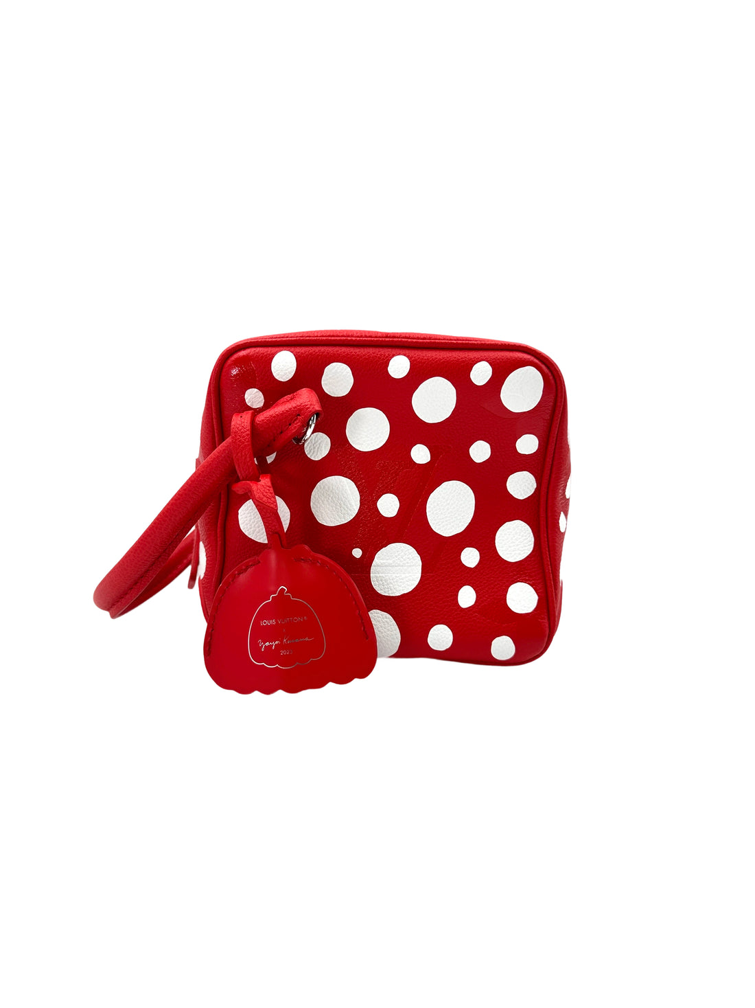Louis Vuitton x Yayoi Kusama Red Infinity Dots Monogram Empreinte Square Bag LV2295