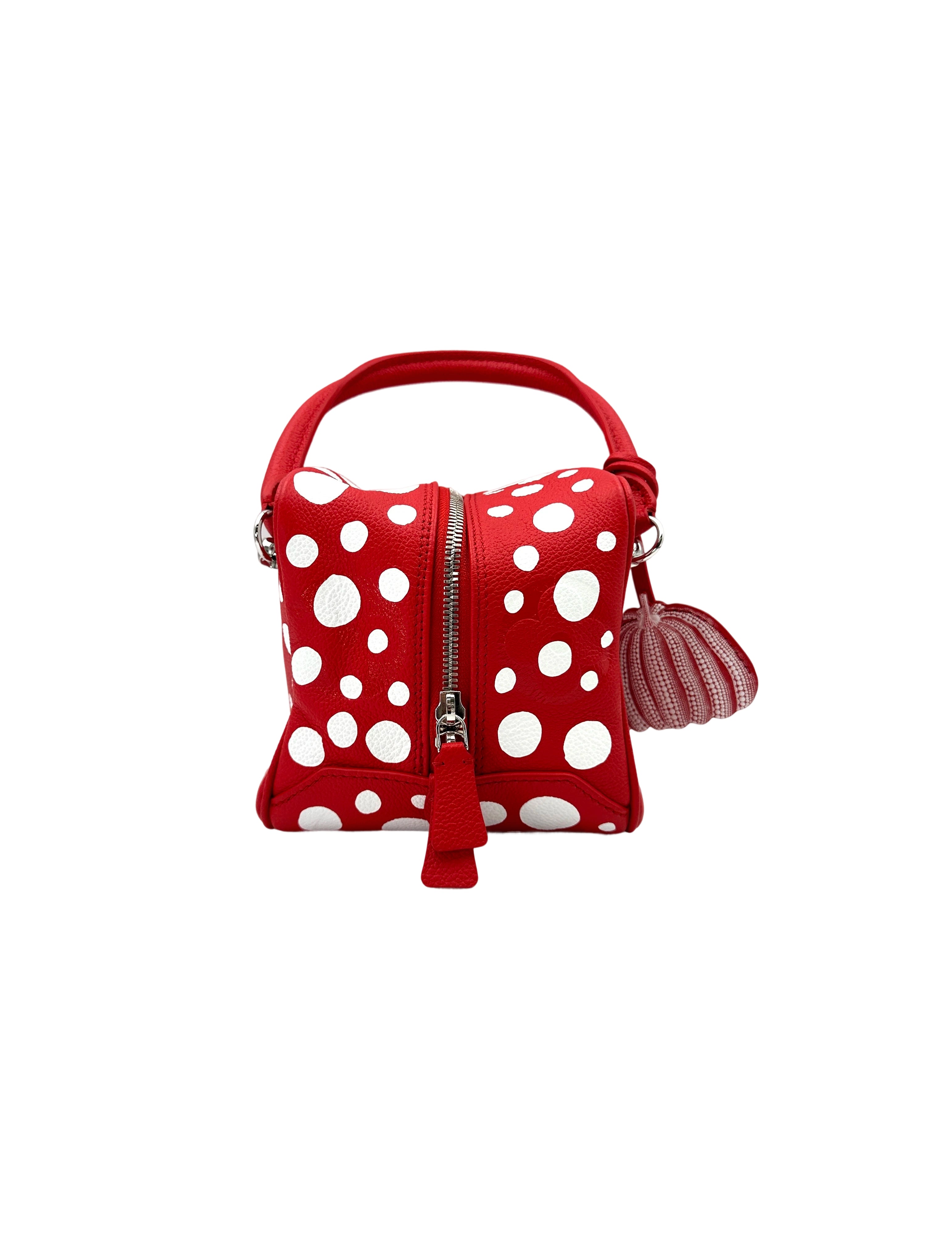Louis Vuitton x Yayoi Kusama Red Infinity Dots Monogram Empreinte Square Bag LV2295