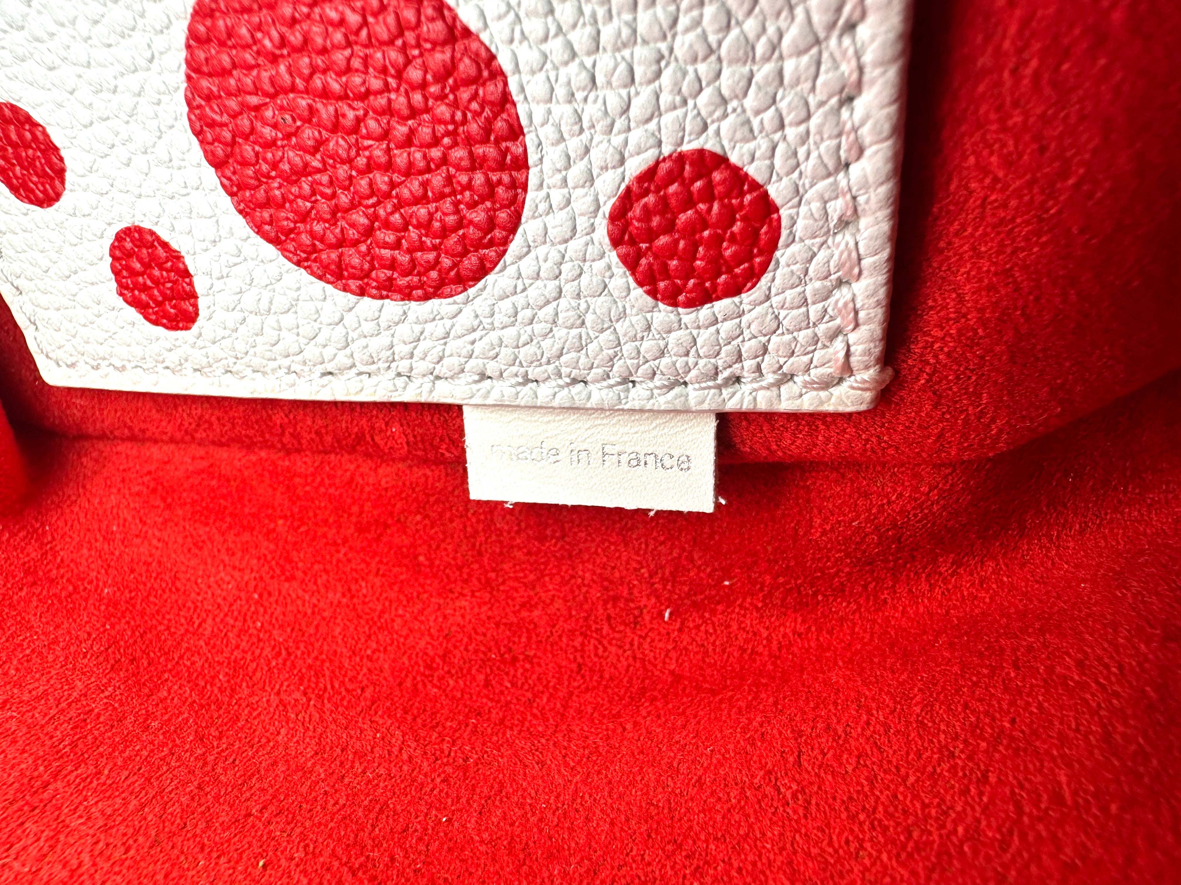 Louis Vuitton x Yayoi Kusama Red Infinity Dots Monogram Empreinte Square Bag LV2295