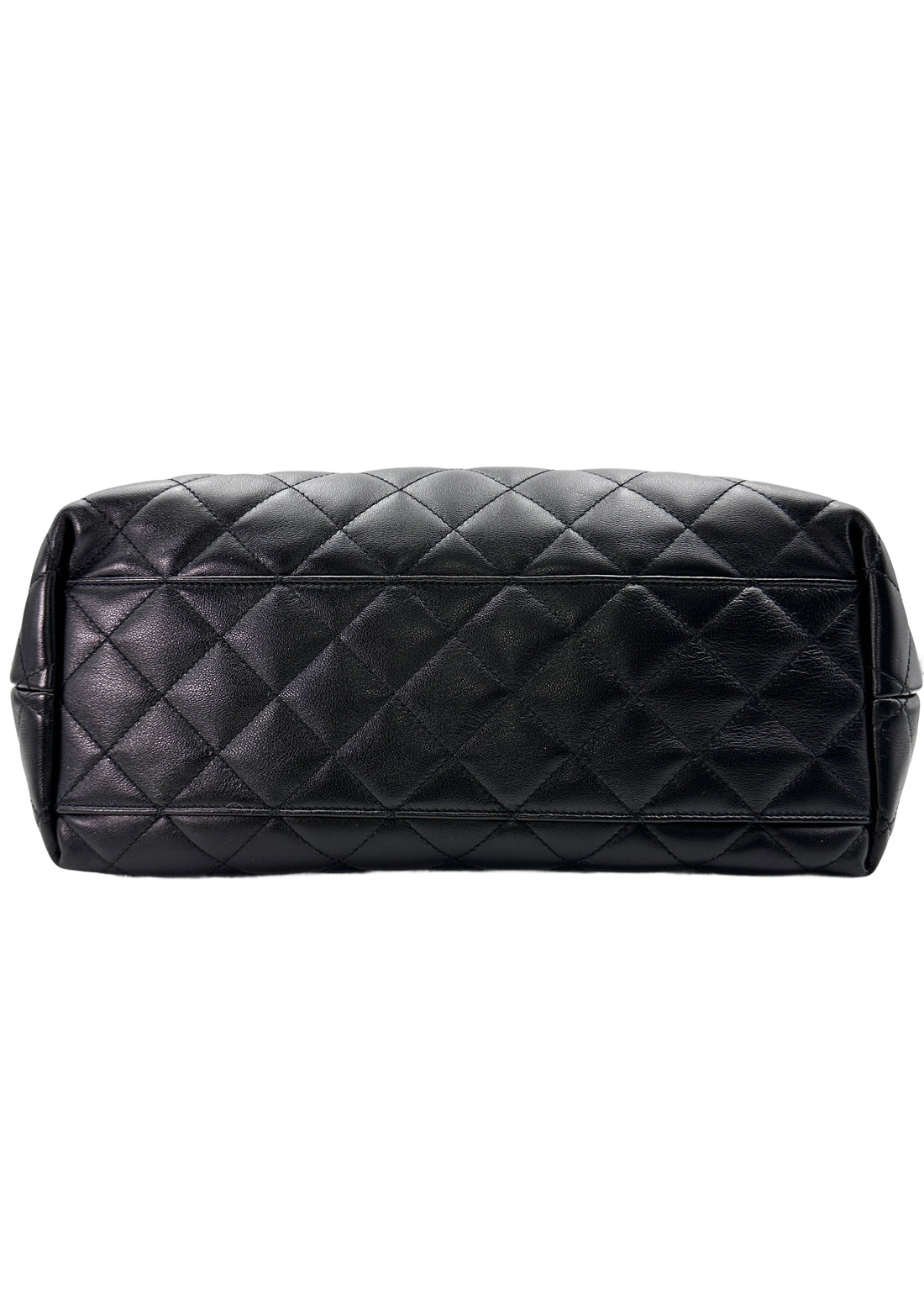 Saint Laurent YSL Icare Maxi Black Quilted Lambskin Large Size Shopping Bag SL180