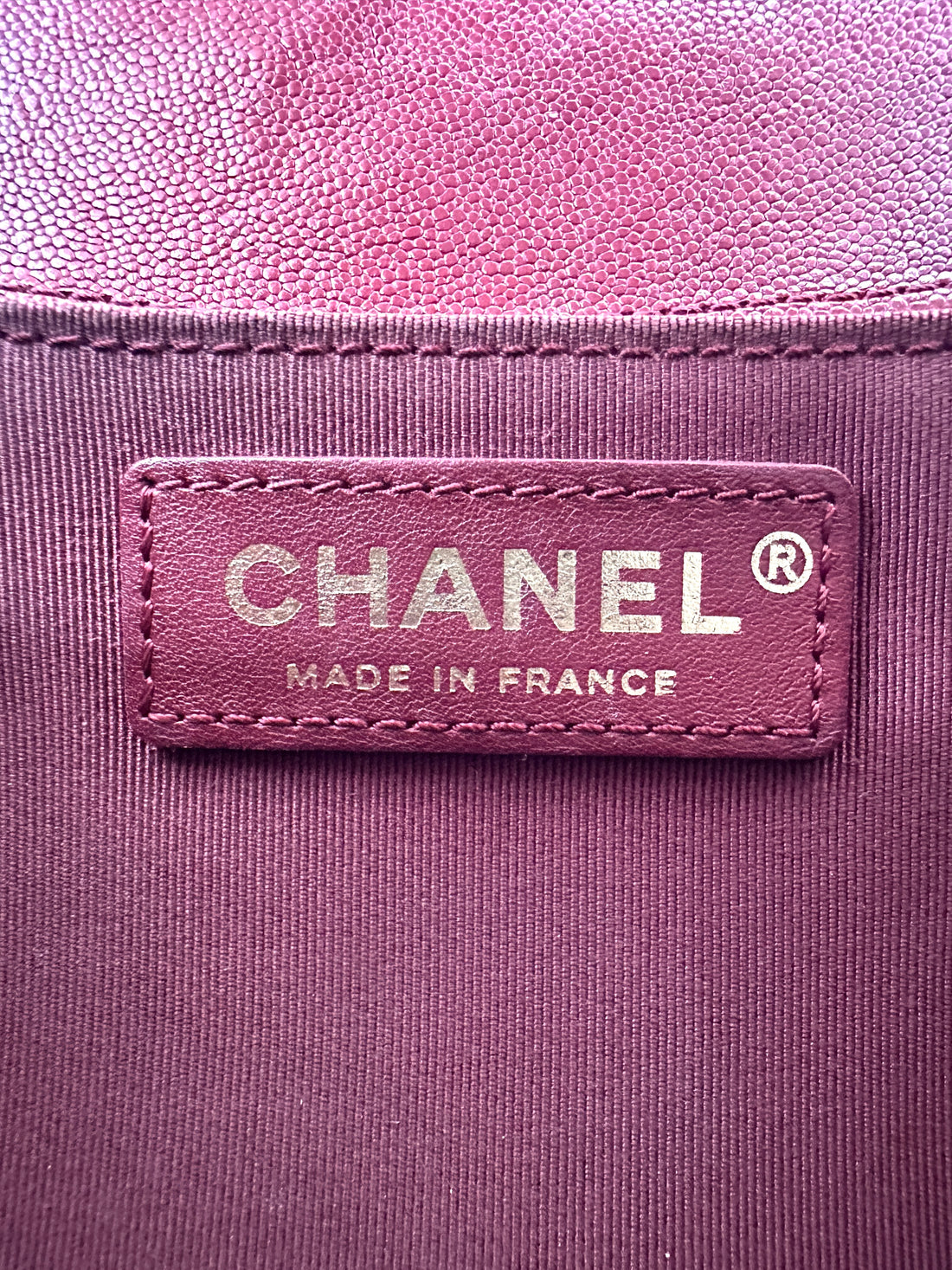 Chanel LeBoy Red Quilted Leather Medium Size Flap Bag With Gold Buckle(26***19) CC1631