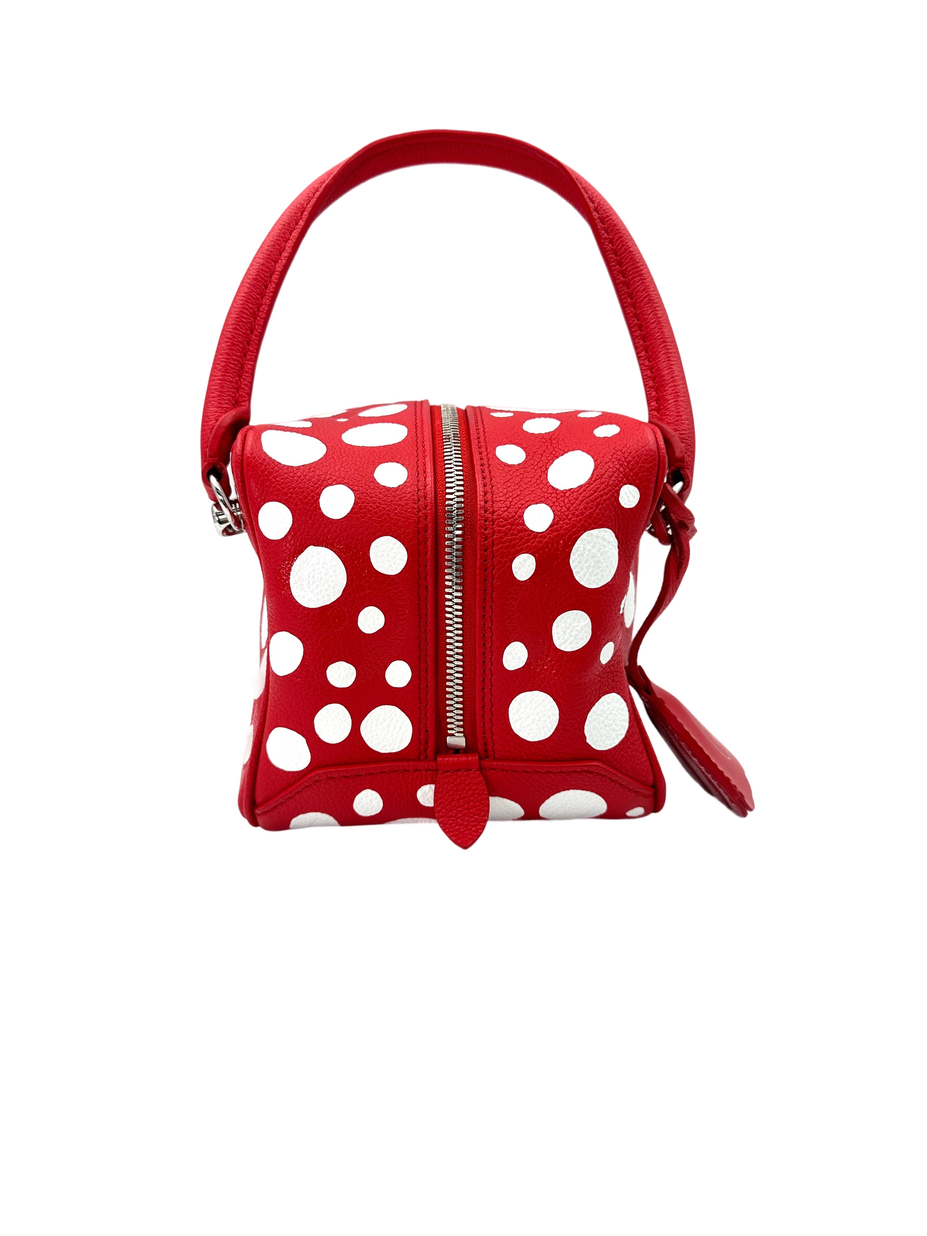 Louis Vuitton x Yayoi Kusama Red Infinity Dots Monogram Empreinte Square Bag LV2293