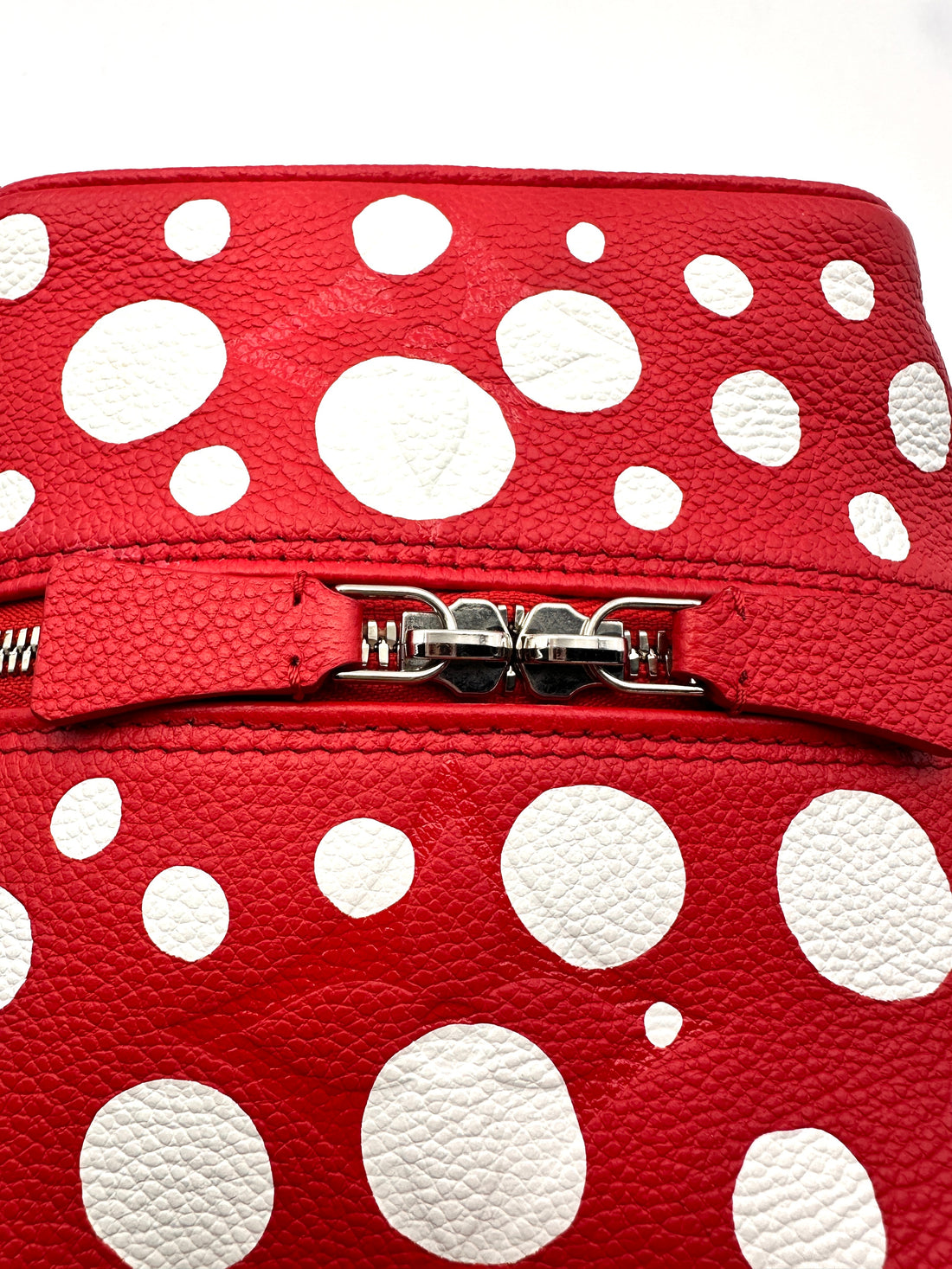 Louis Vuitton x Yayoi Kusama Red Infinity Dots Monogram Empreinte Square Bag LV2293