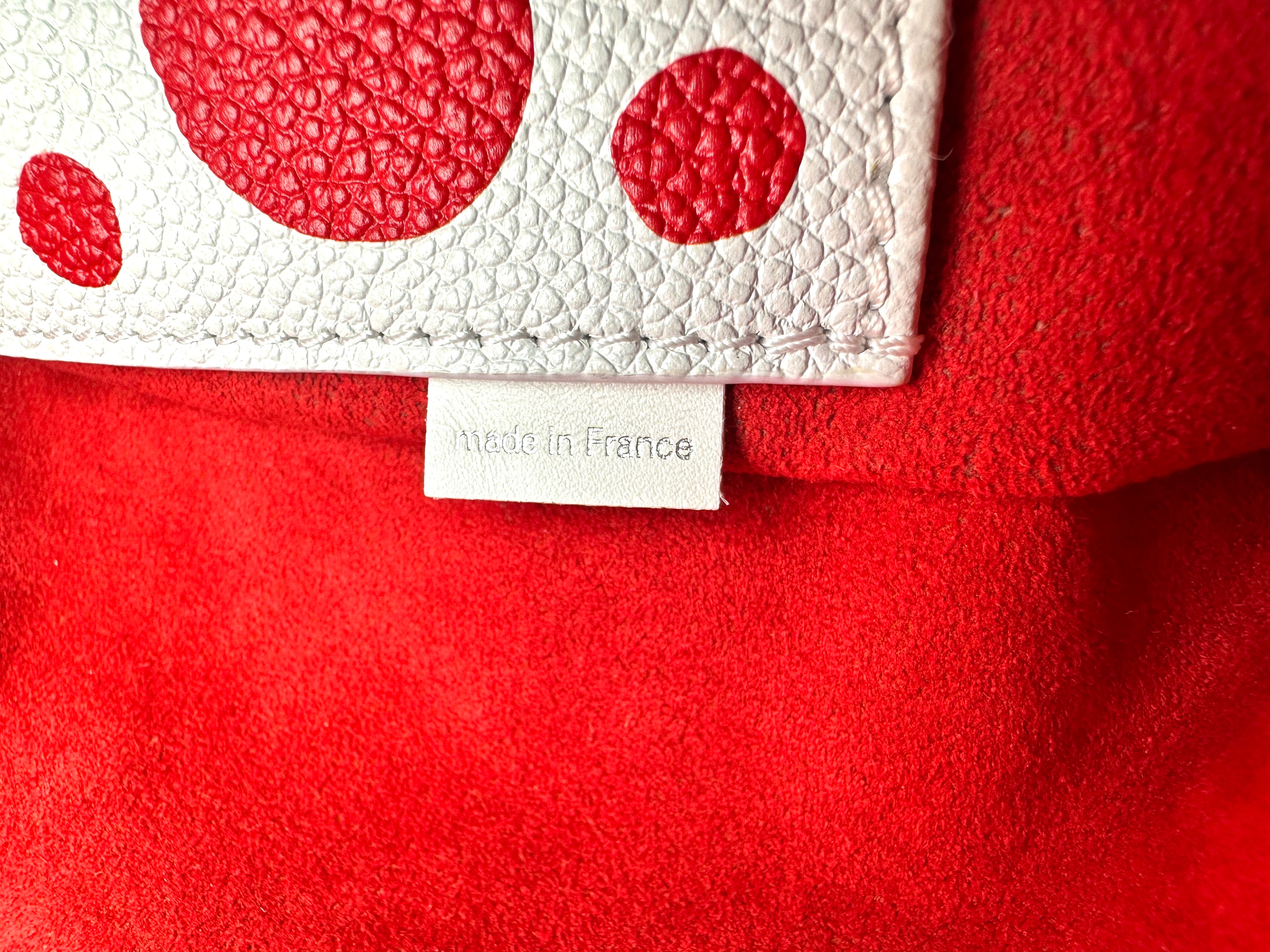 Louis Vuitton x Yayoi Kusama Red Infinity Dots Monogram Empreinte Square Bag LV2293