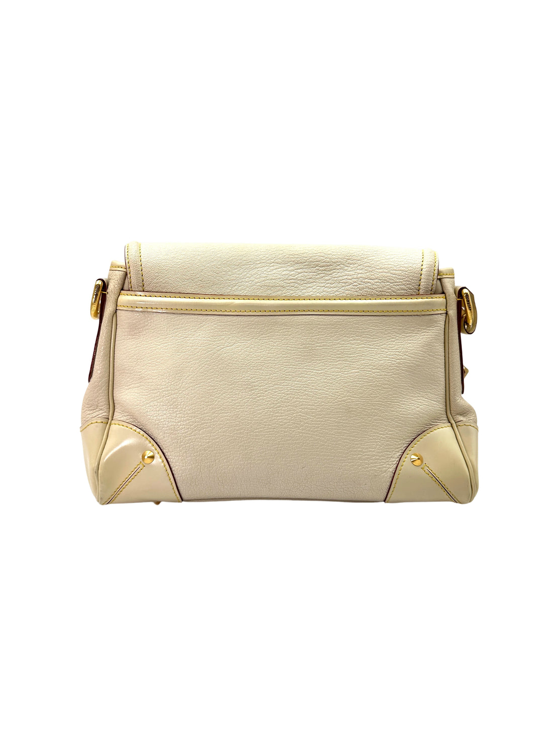 Louis Vuitton Suhali White Leather Shoulder Bag LV2294