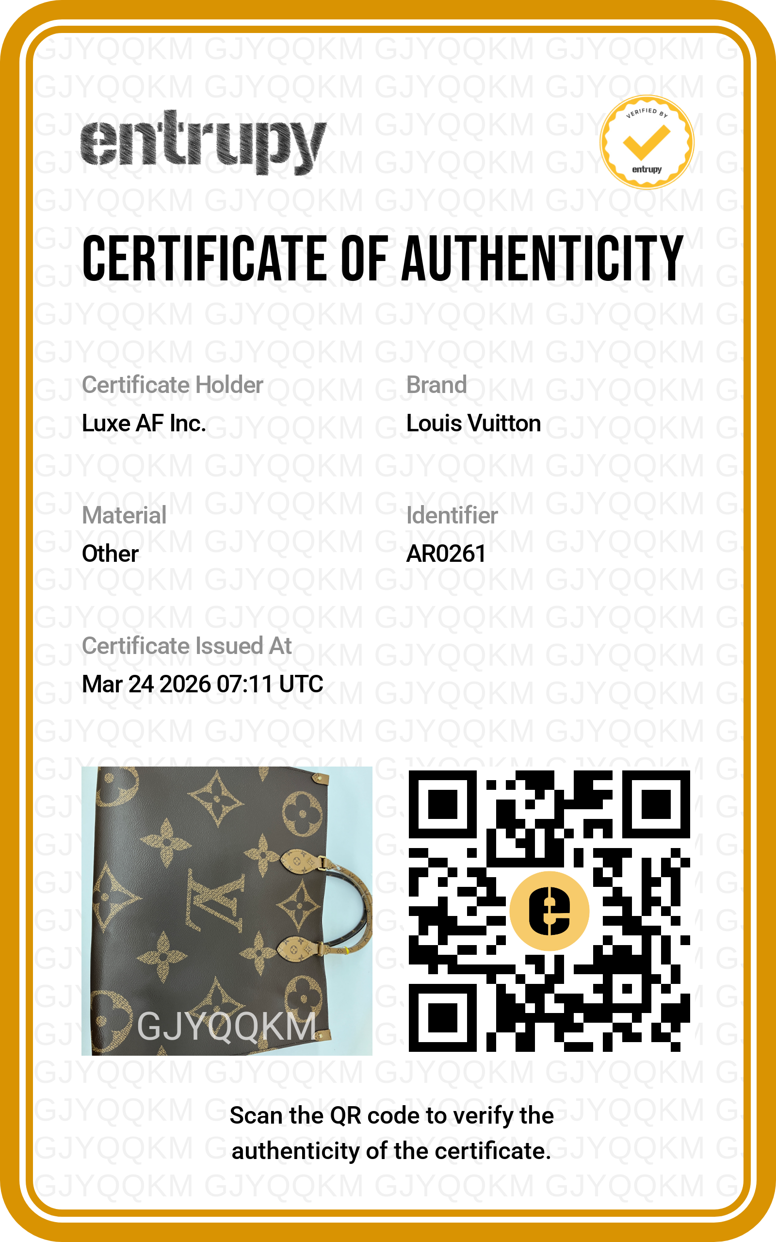 Louis Vuitton OnTheGo GM Brown Monogram Tote Handle Bag LV2292
