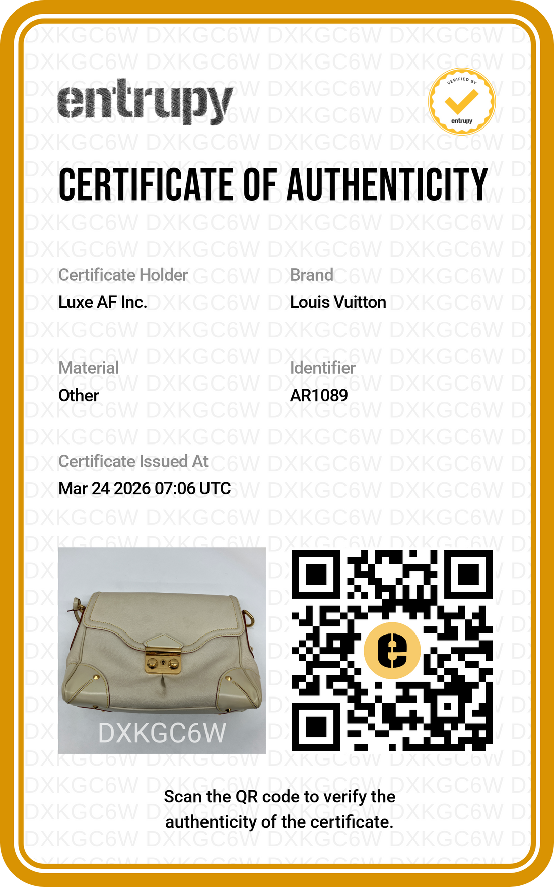 Louis Vuitton Suhali White Leather Shoulder Bag LV2294